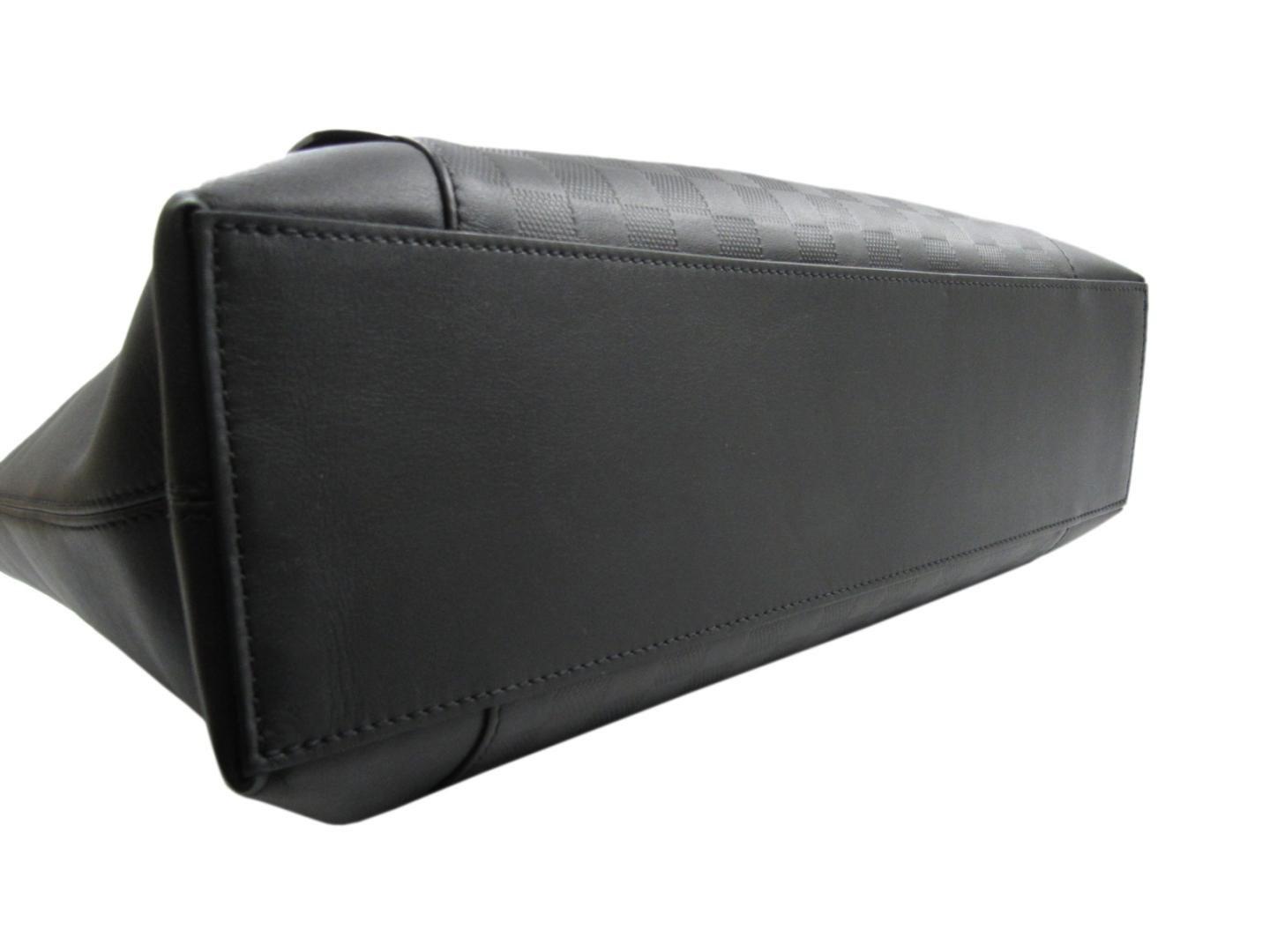 Louis Vuitton Leather Cabas Voyage Tote Bag N41493 Damier Infini Black Noir - Lyst