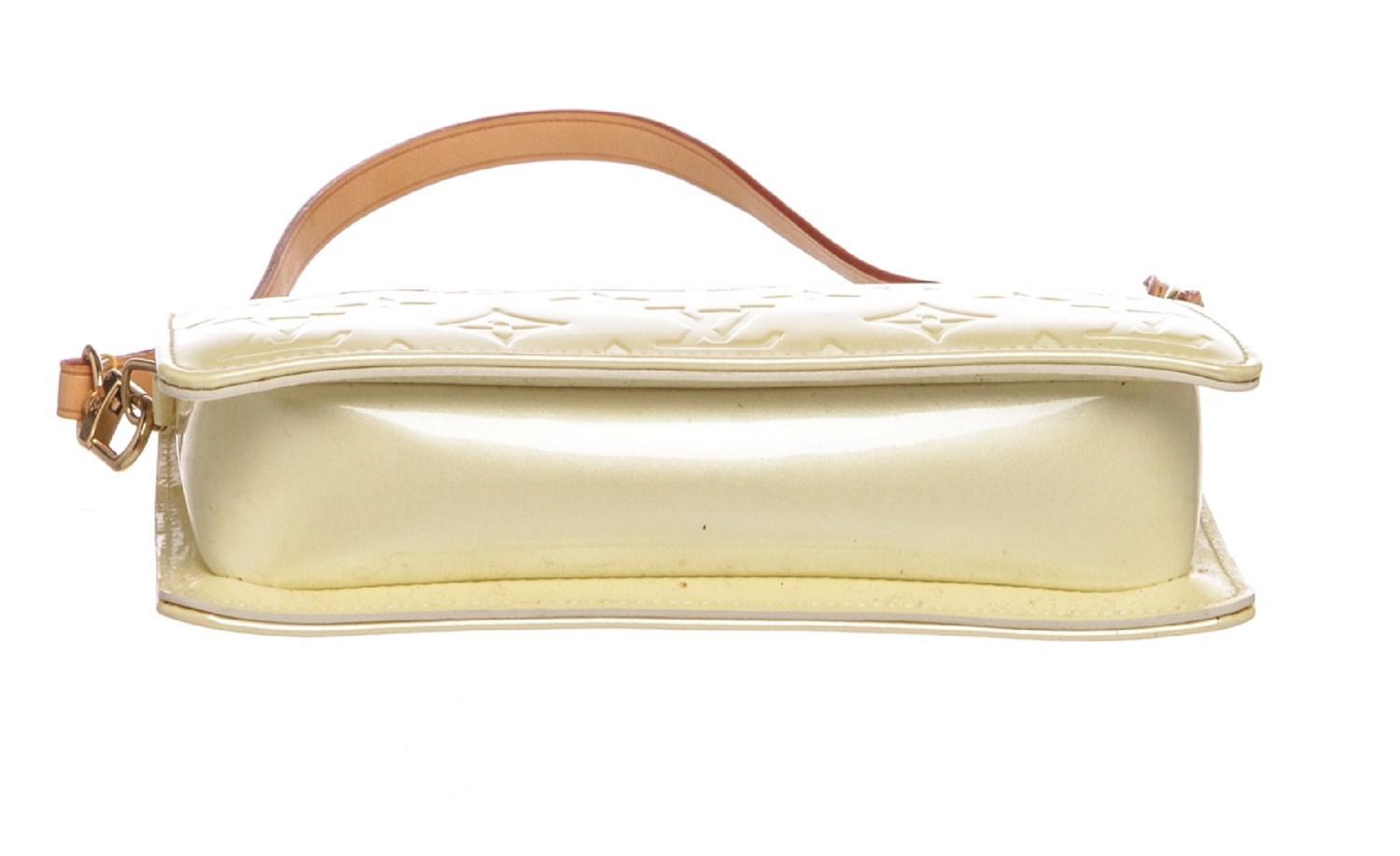 Louis Vuitton Off White Monogram Vernis Leather Lexington Pochette Bag - Lyst