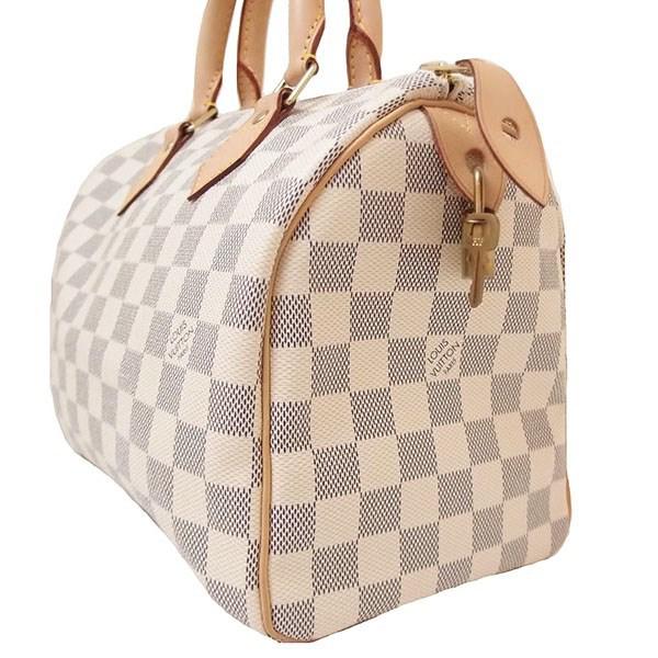 Louis Vuitton Canvas Speedy 25 Damier Azur N41554 Handbags Boston Bag Women&#39;s in Gold (Metallic ...