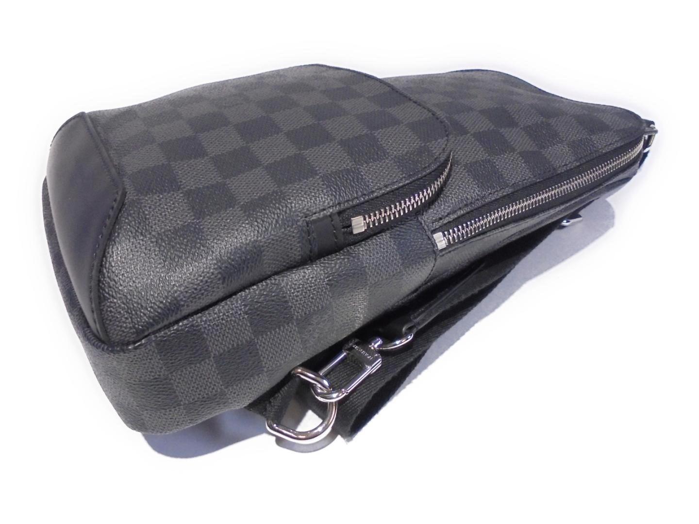 Louis Vuitton Avenue Sling Bag Cross Body Damier Graphite N41719 in Black for Men - Lyst