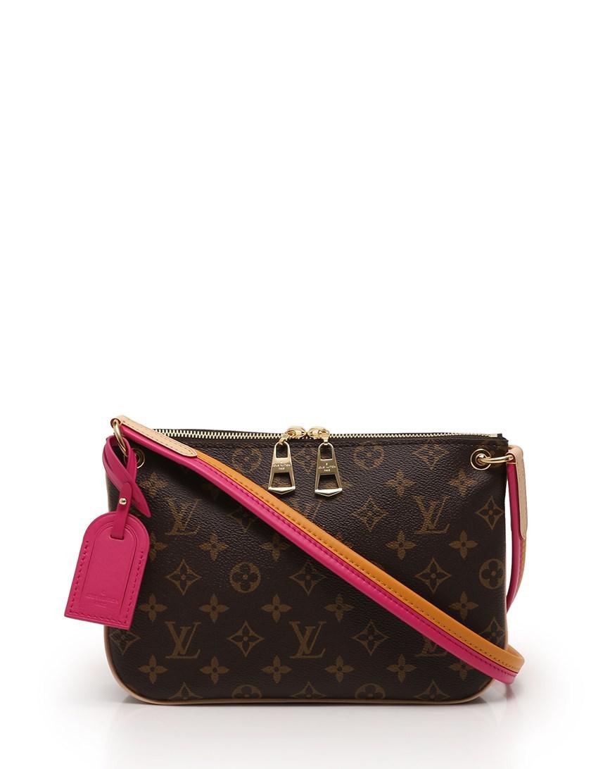Louis Vuitton Loretta Shoulder Bag Monogram Leather Tea Pink Orange - Lyst