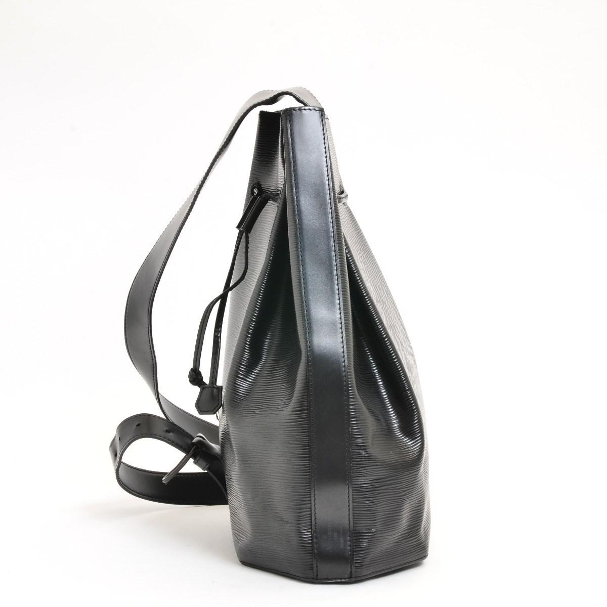 Louis Vuitton Epi Leather Sac A Dos Obsolete Number Shoulder Bag M 80153 in Black - Lyst