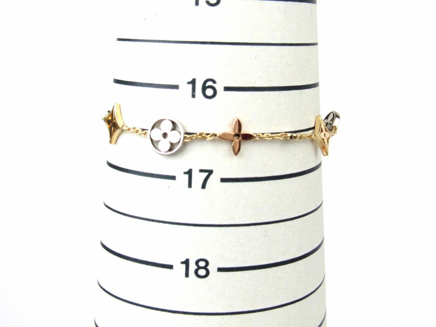 Louis Vuitton Bracelet Signature Monogram Idylle K18 Q95286 in Gold (Metallic) - Lyst
