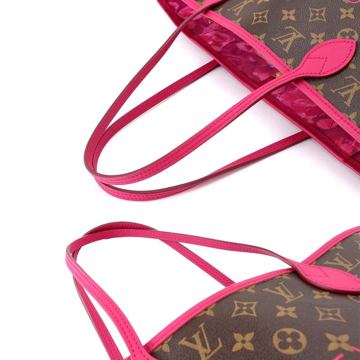 Louis Vuitton Canvas Monogram Ikat Flower Neverfull Mm Tote Bag M40940 90040739.. in Brown - Lyst