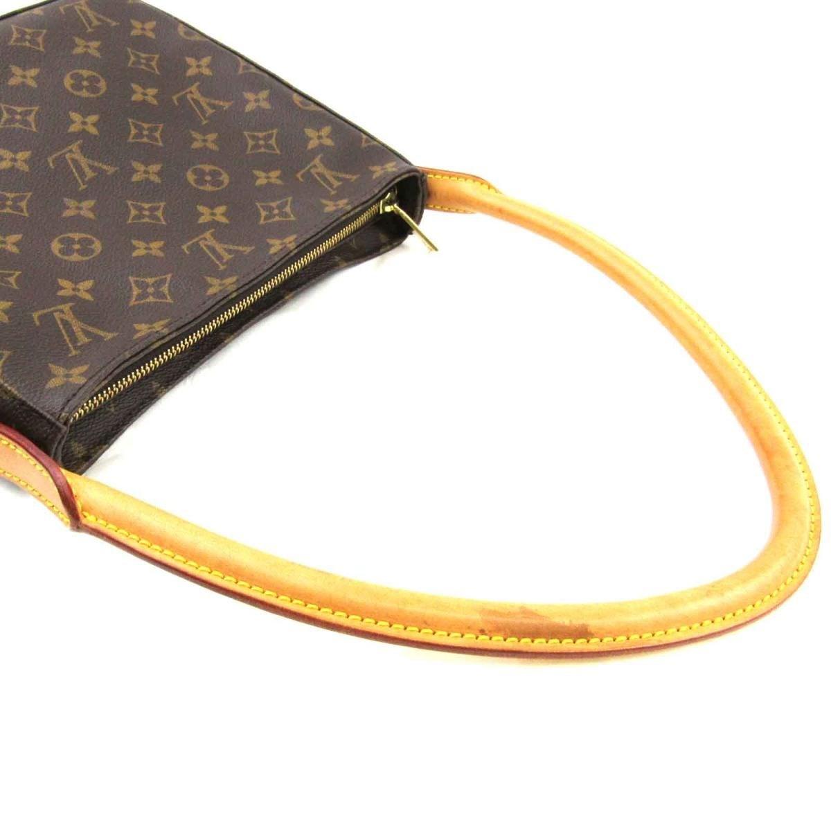 Louis Vuitton Authentic Looping Mm Flap Shoulder Bag Monogram Canvas M51146 in Brown - Lyst