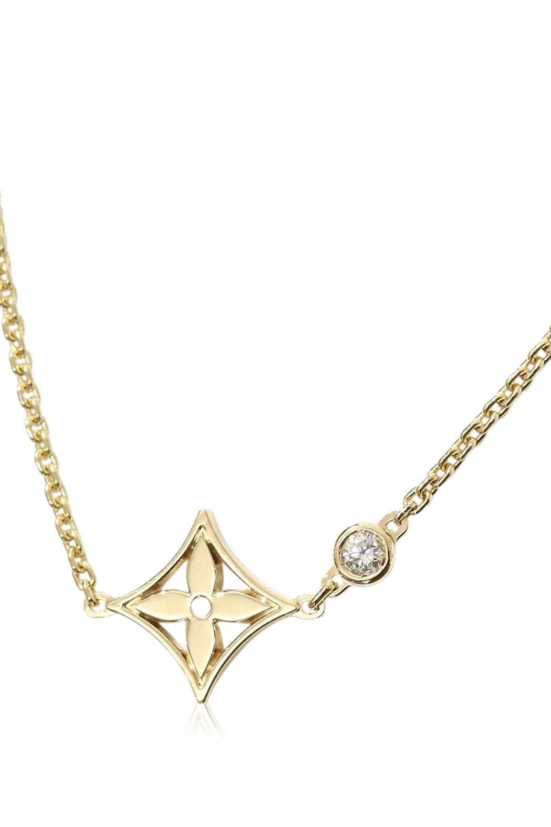 Louis Vuitton Idylle Blossom Diamond Necklace 18k K18 Yg 750 90037759.. in Gold (Metallic) - Lyst