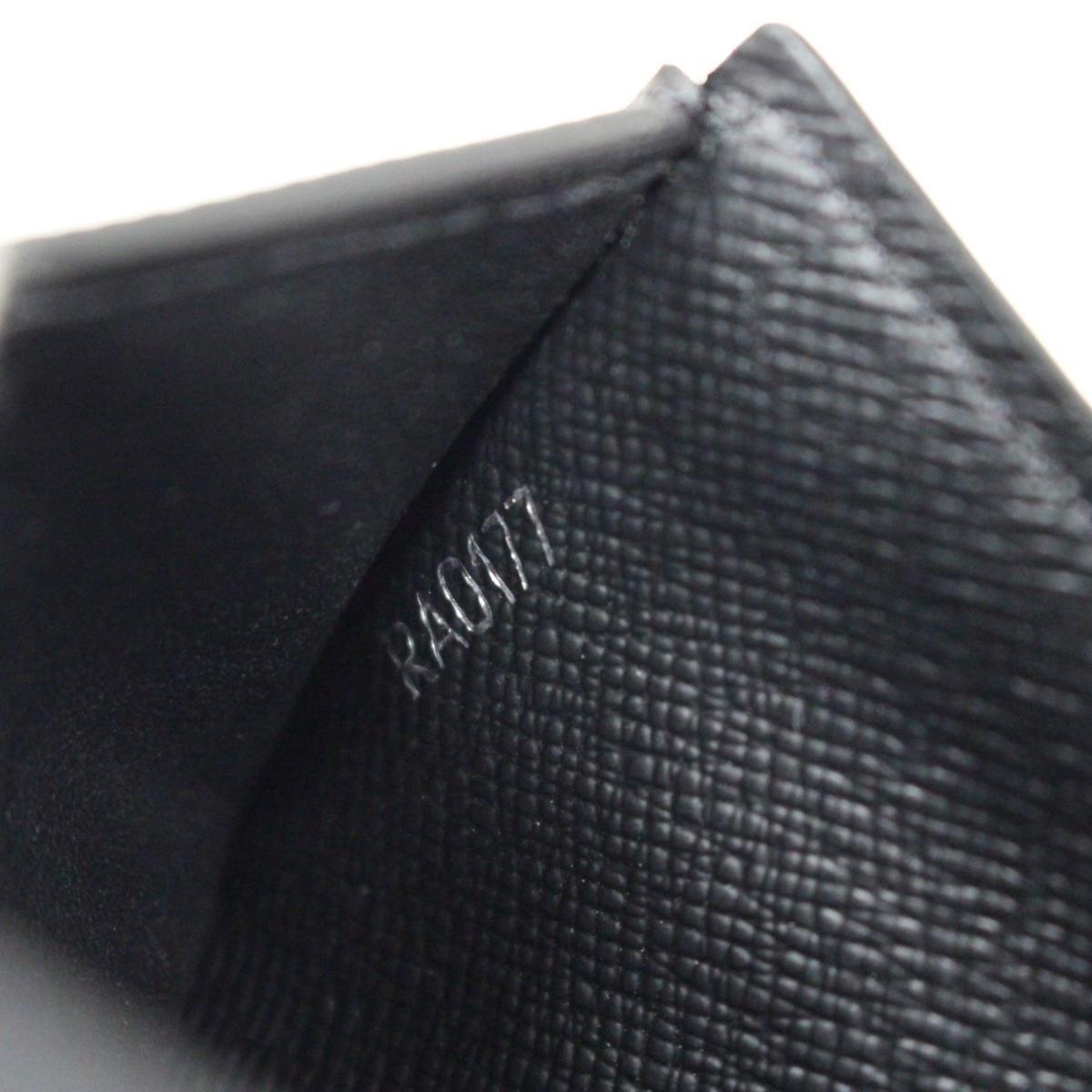 Louis Vuitton Auth Portefeuille Smart Bifold Wallet Purse M64007 Epi Noir Used in Black for Men ...