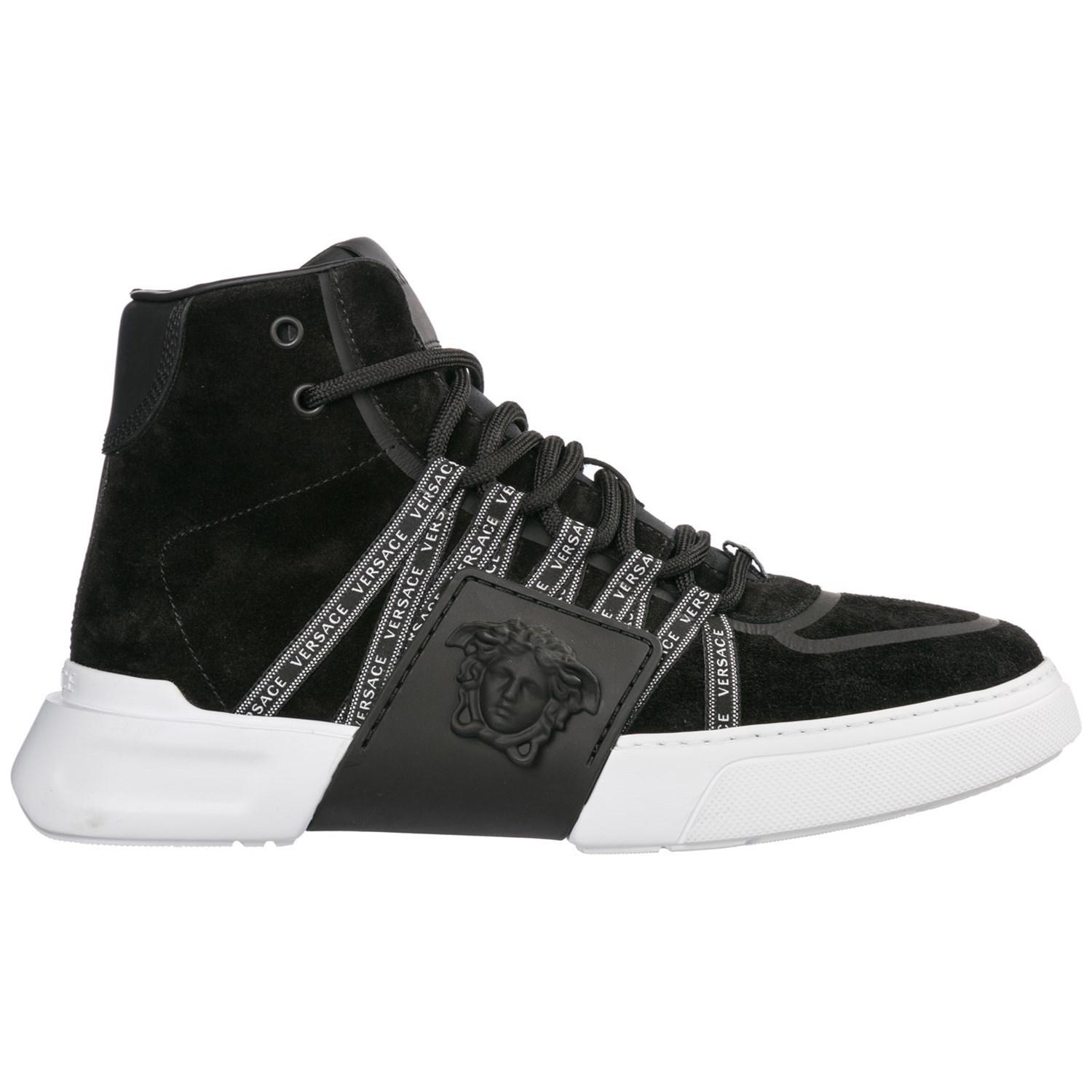 versace high top trainers