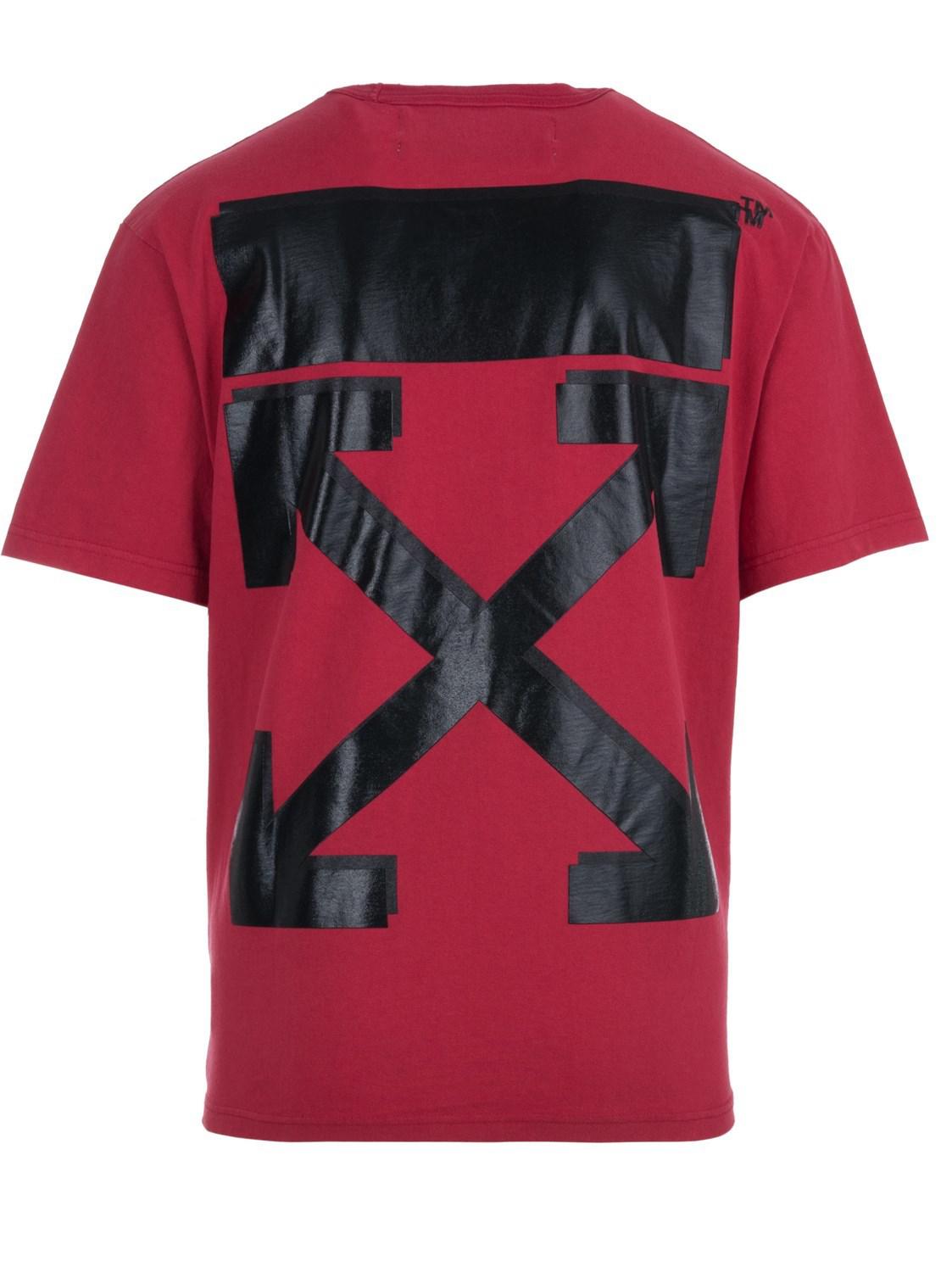 Off white brand shirt red Clearance