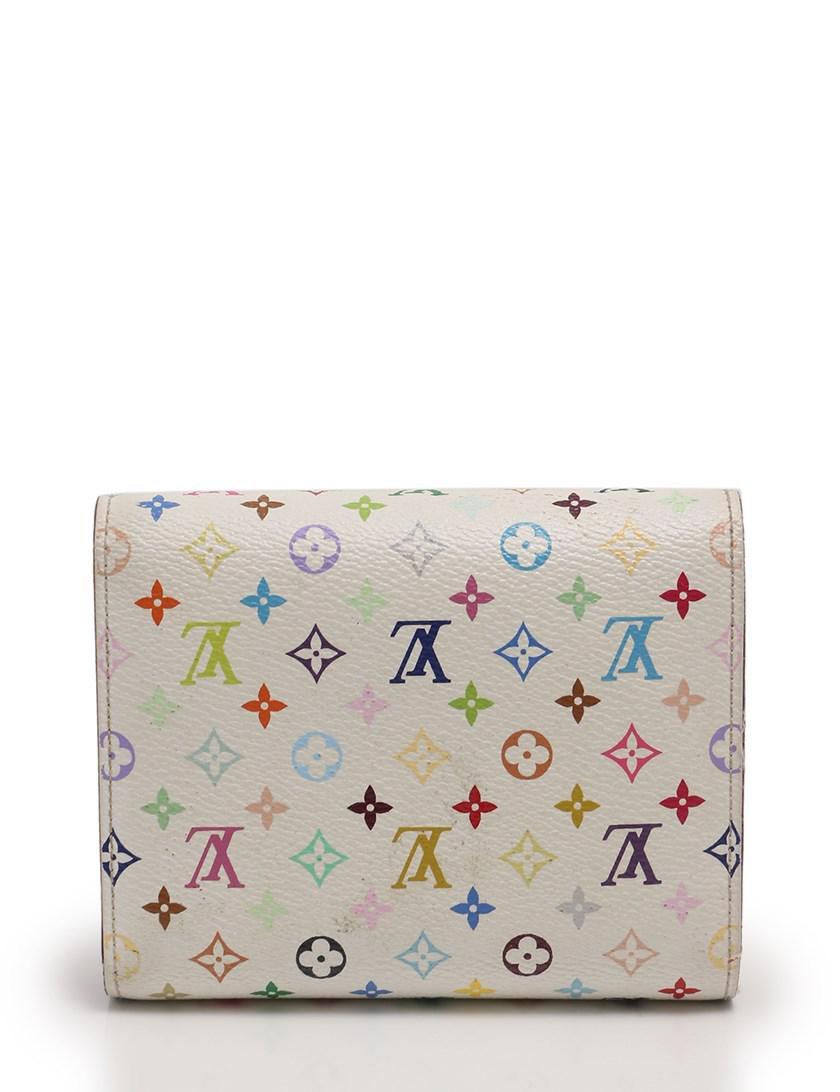 Louis Vuitton Porutofoiyu Joy Tri-fold Wallet Monogram Multi-color Pvc Leather White - Lyst