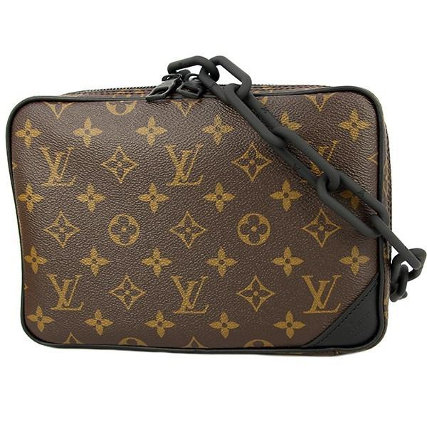 Louis Vuitton Canvas Utility Front Bag Monogram Brown Black Shoulder Bag Body Bag - Lyst