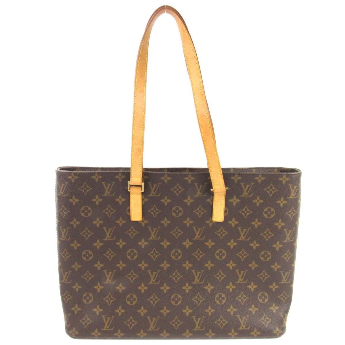 Louis Vuitton Authentic Luco Large Tote Bag M51155 Monogram Used Vintage in Brown - Lyst