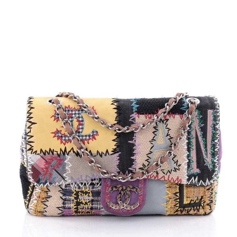Classic Single Flap Bag Multicolor Patchwork Jumbo Classic Single Flap Bag Multicolor Patchwork Jumbo