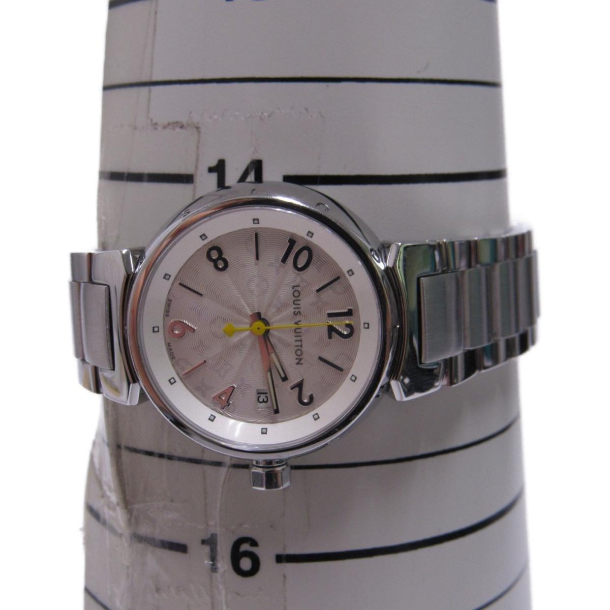 Louis Vuitton Auth Tambour Hologram Sm Watch Q121k Stainless Steel (ss) Used Lv in Metallic - Lyst