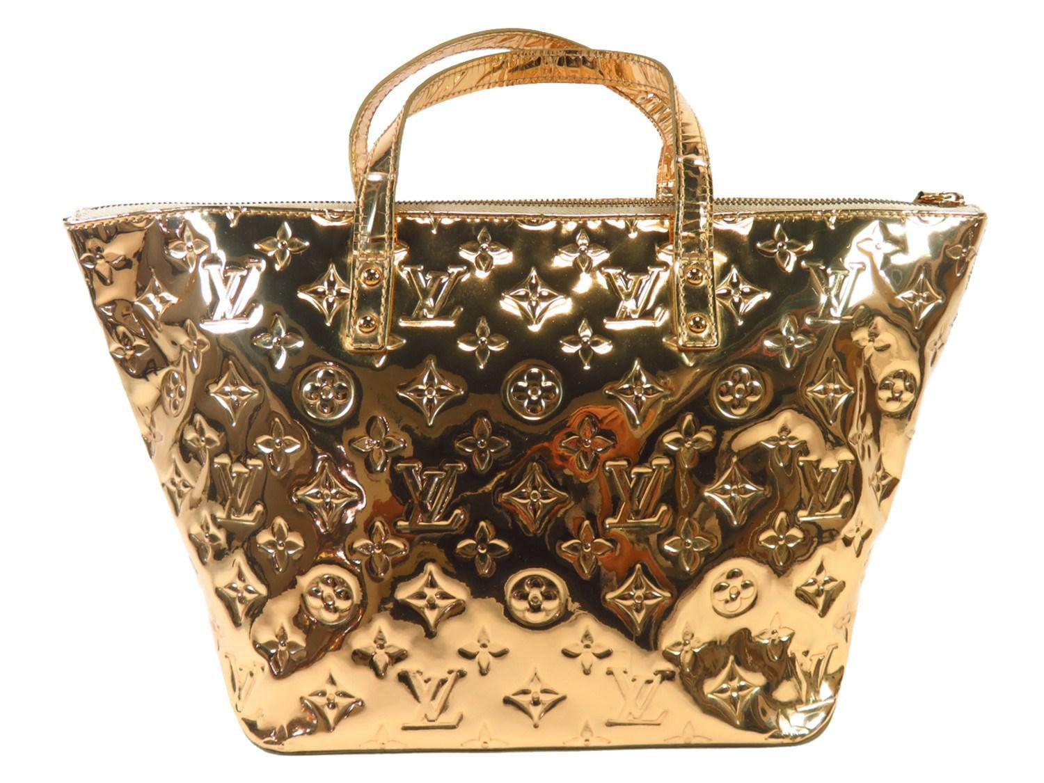 Louis Vuitton Monogram Miroir Bellevue Gm Tote Hand Bag Gold M95760 in Metallic for Men - Lyst
