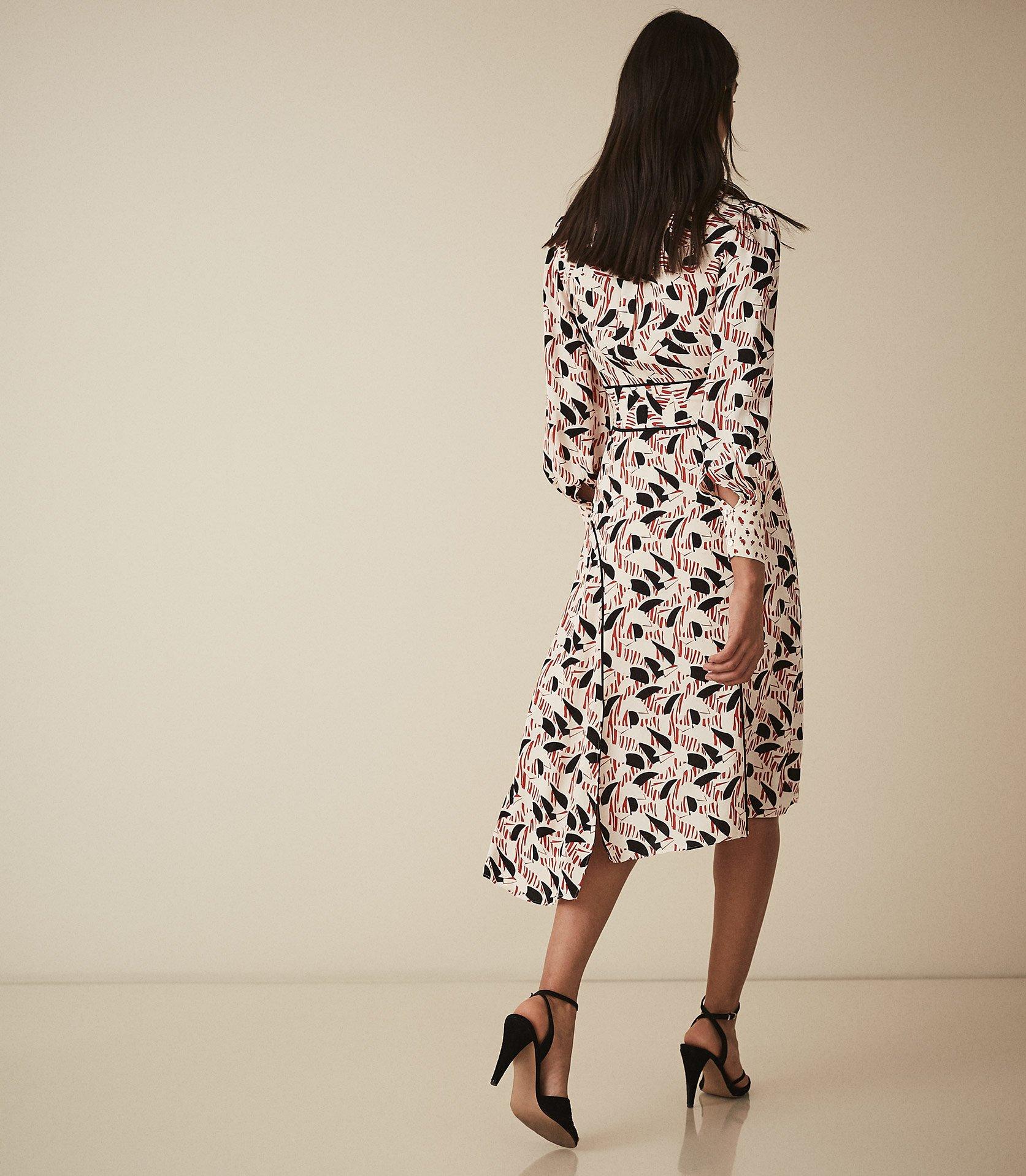 reiss emmi print dress