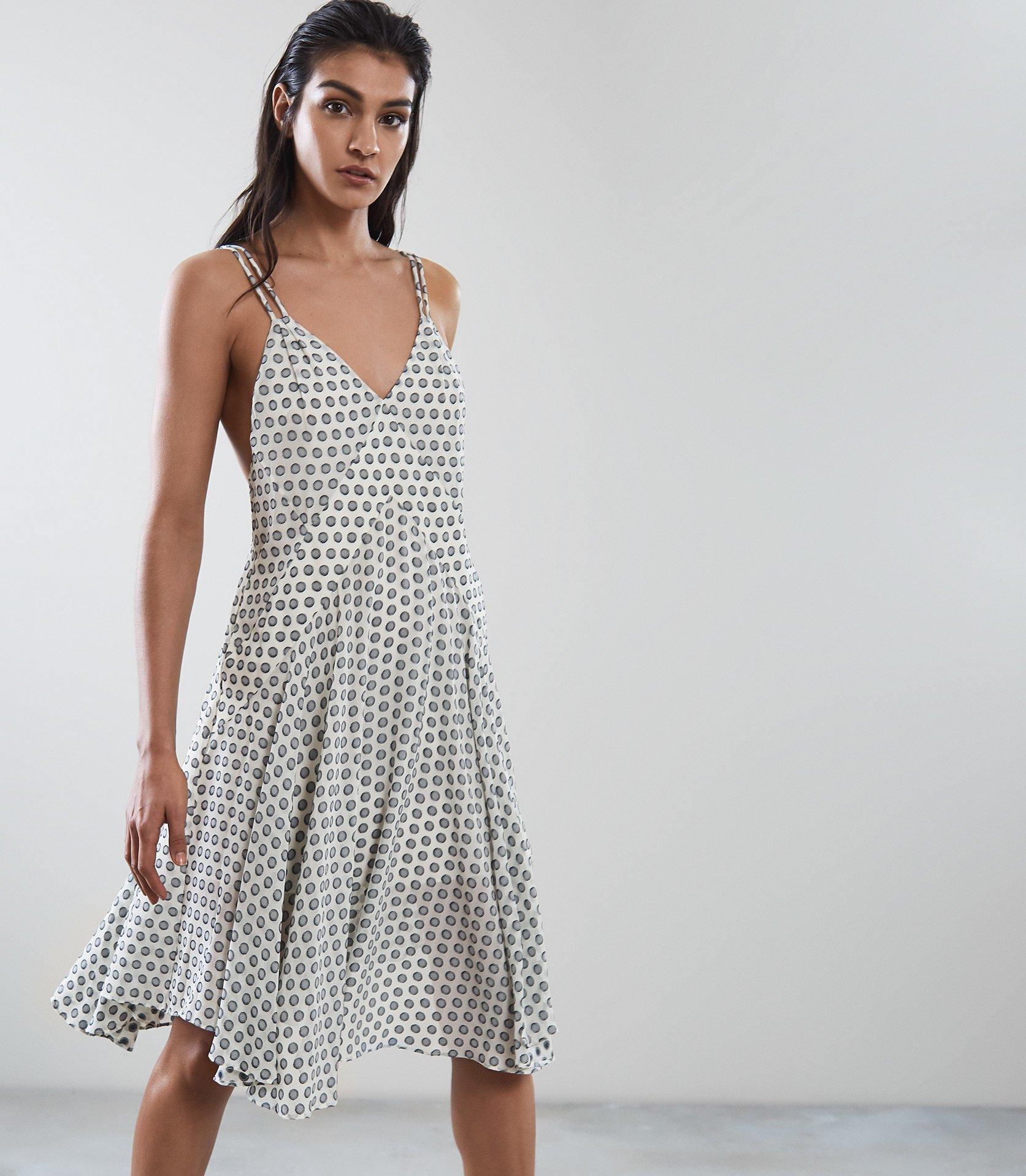 reiss polka dot dress