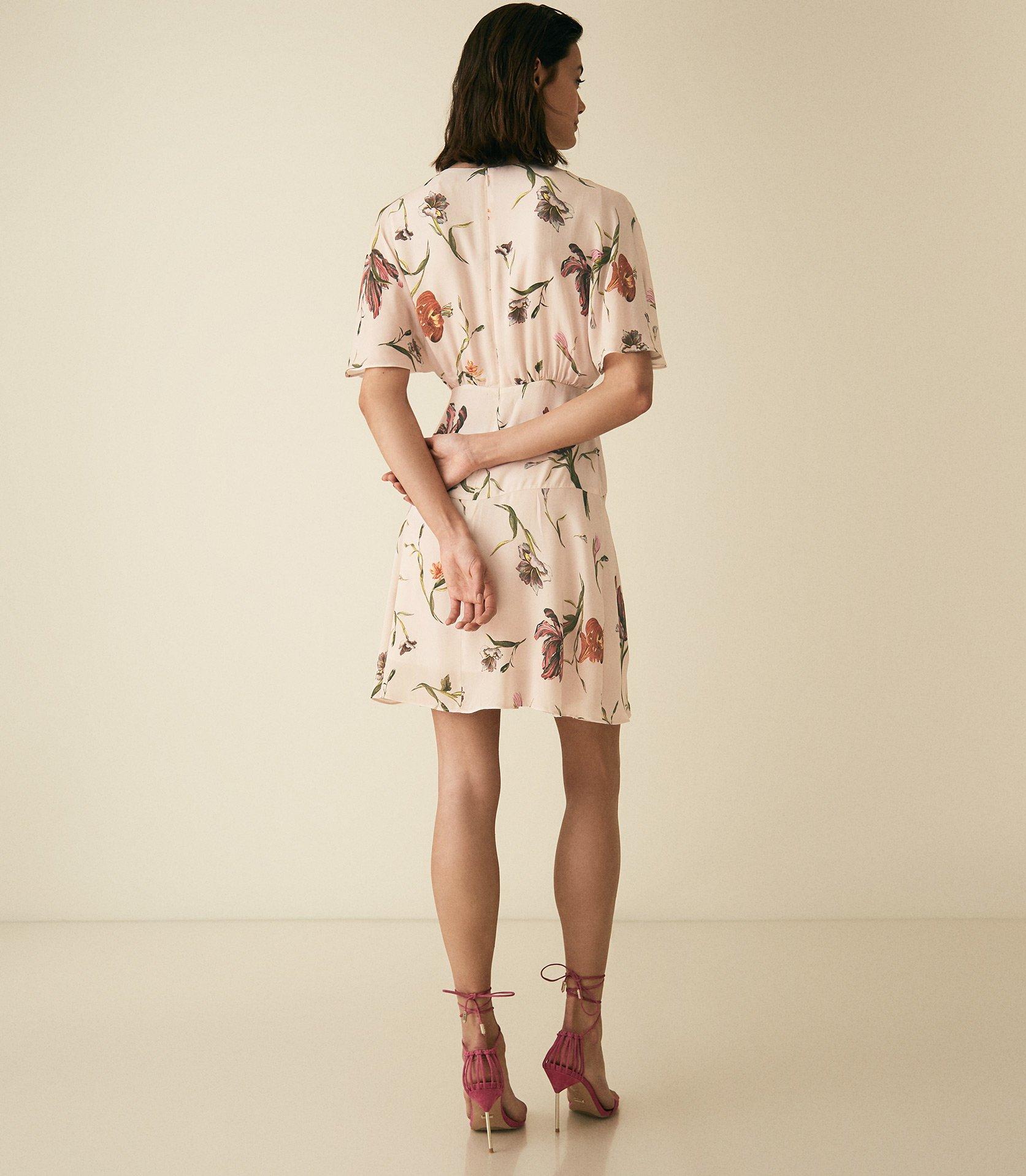 reiss ruby floral dress