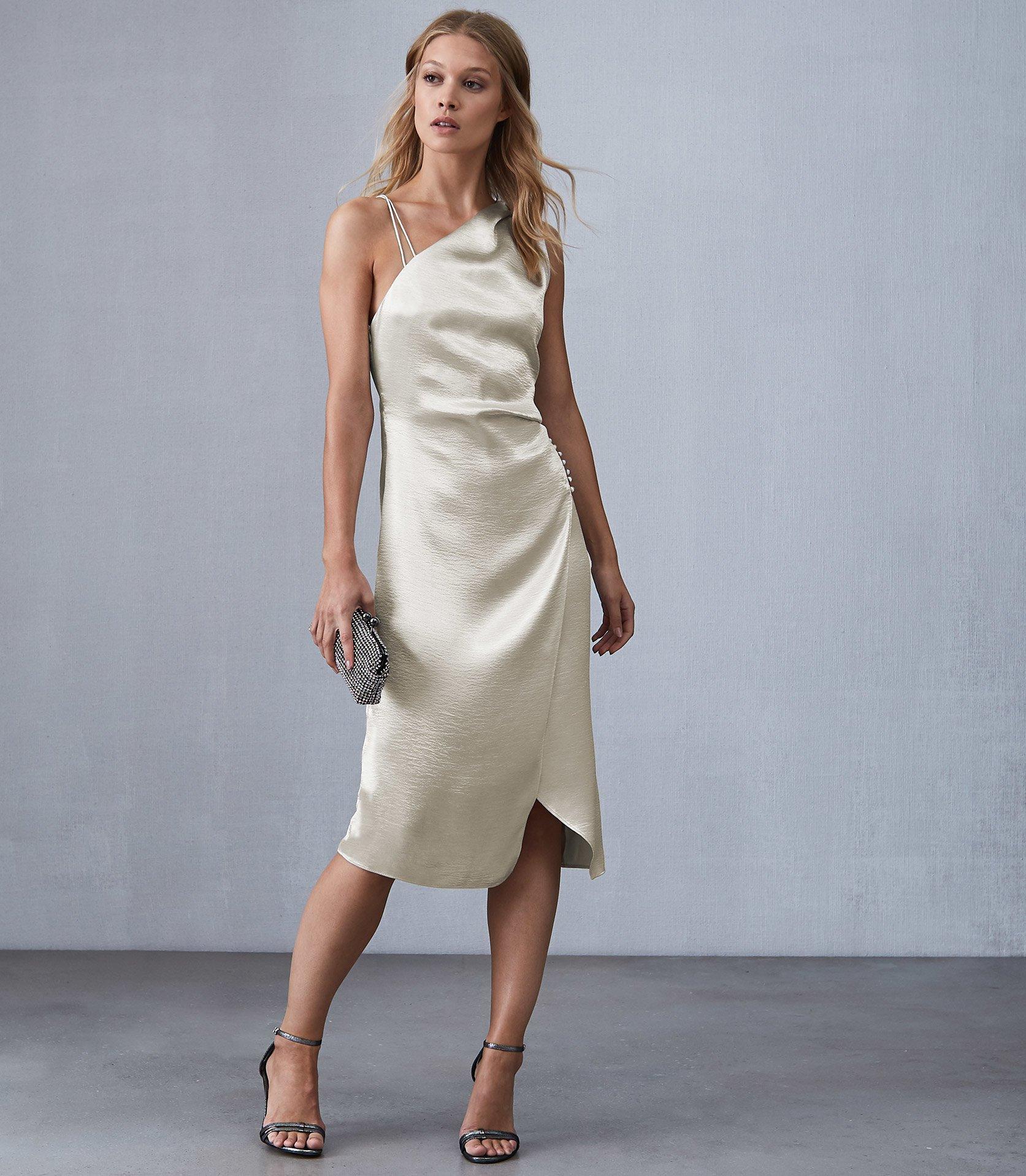 reiss positano strappy cocktail dress