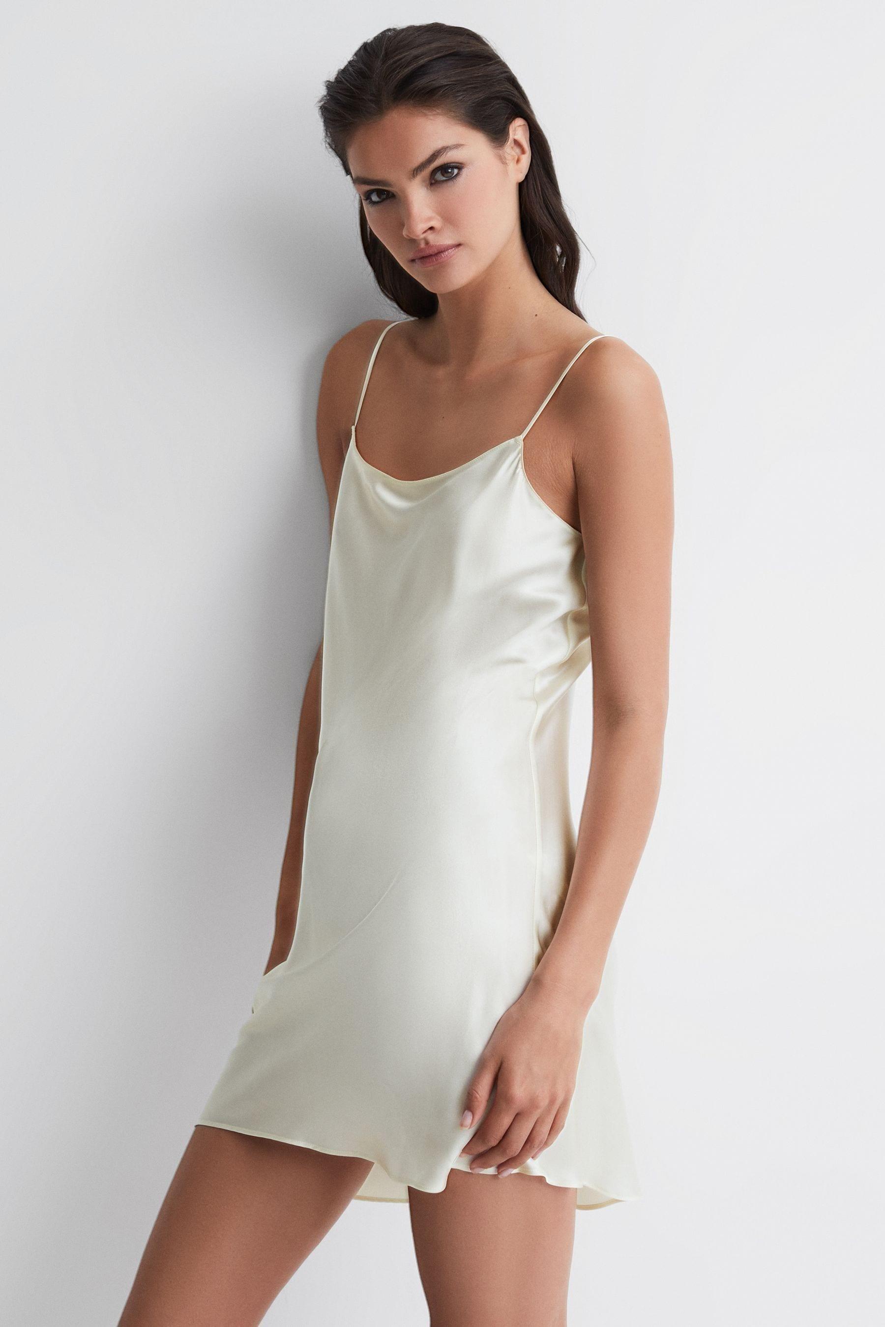 Reiss Klein - Calvin Klein Underwear Silk Night Dress, S in White