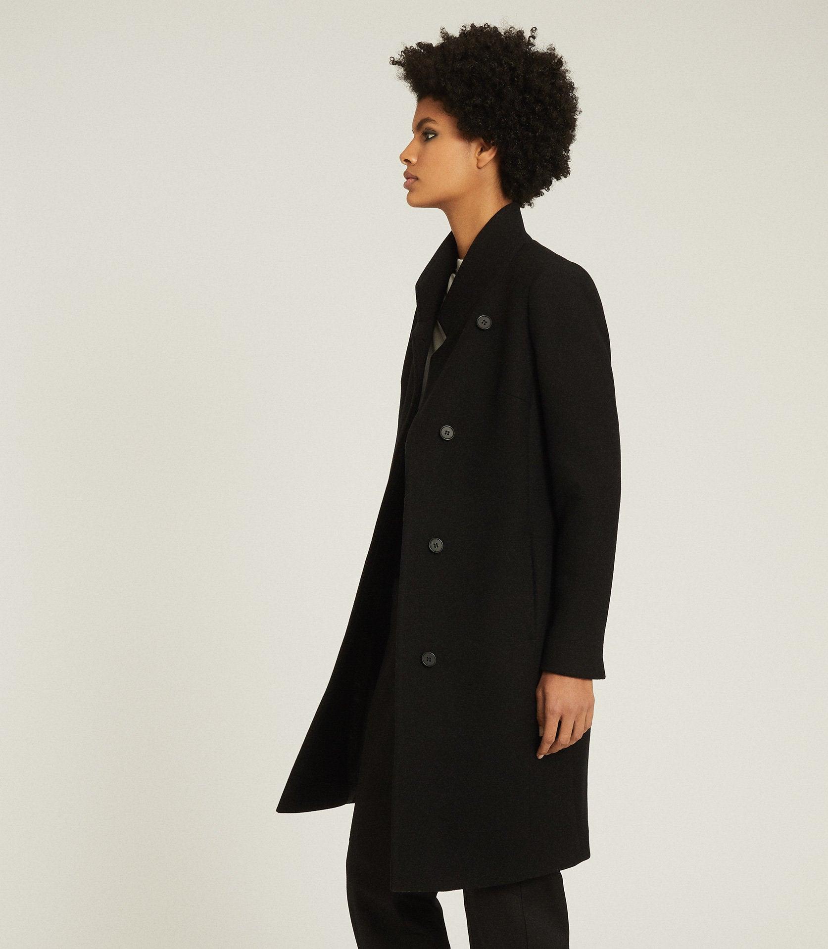 reiss marcie wool blend mid length coat