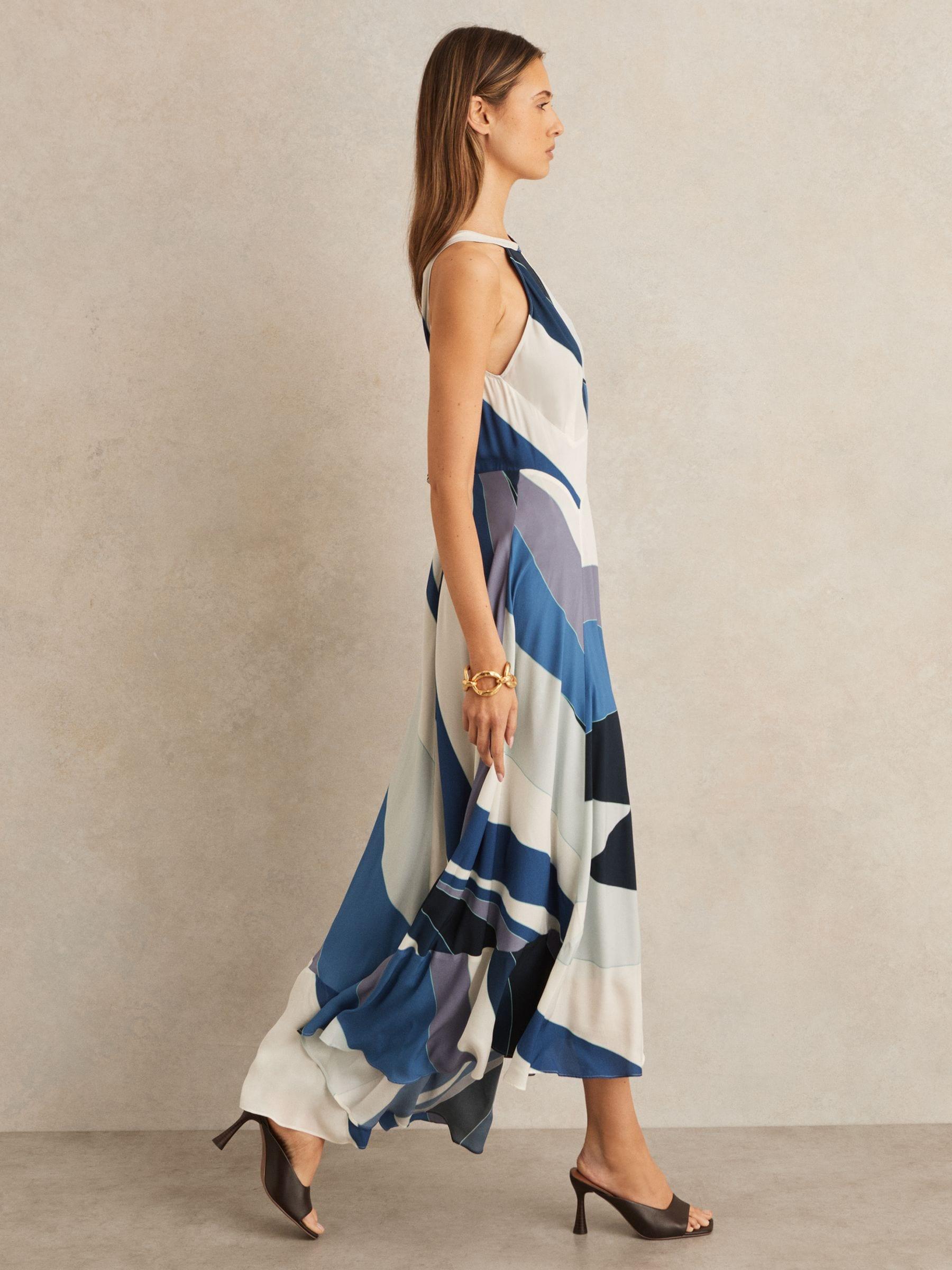 reiss imogen sleeveless ruched midi dress Reiss Imogen Sleeveless Ruched Midi Dress, Ivory