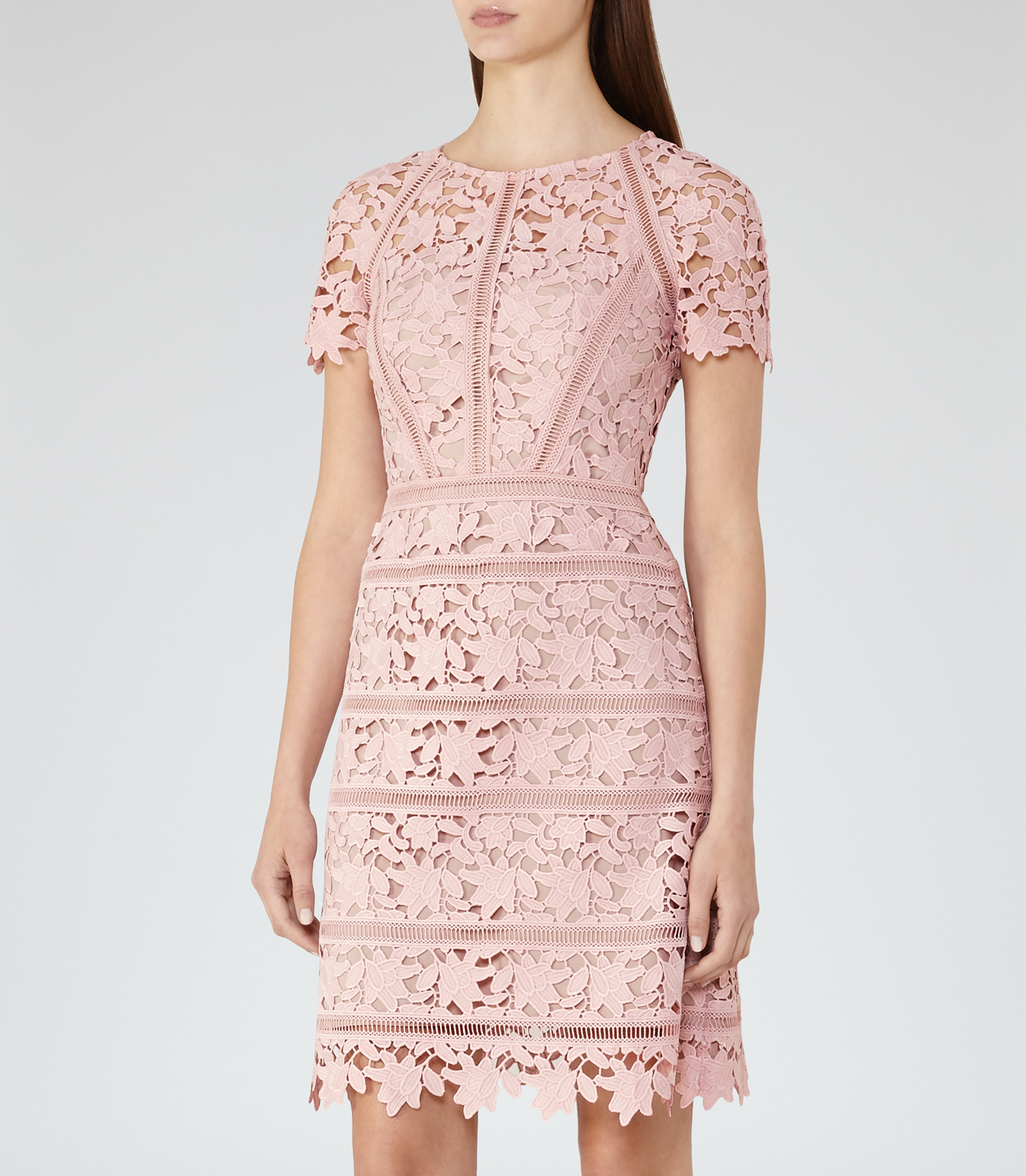 reiss orchid lace dress