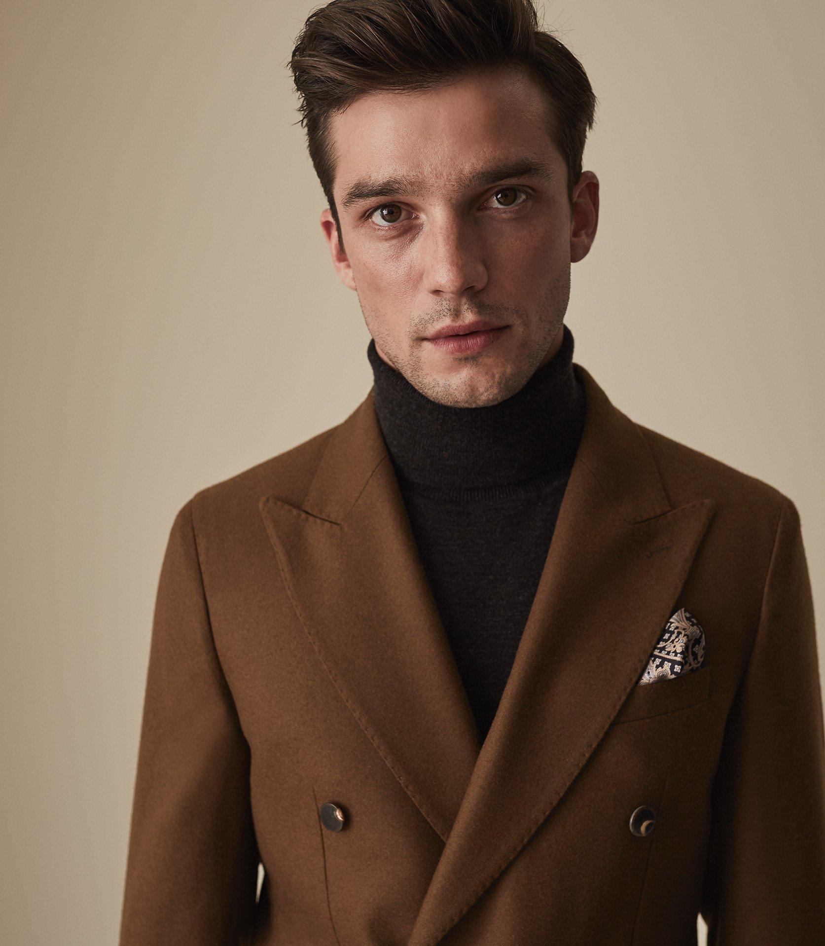 Reiss Wool Magnum - Double Breasted Blazer in Copper (Brown) for Men - Lyst