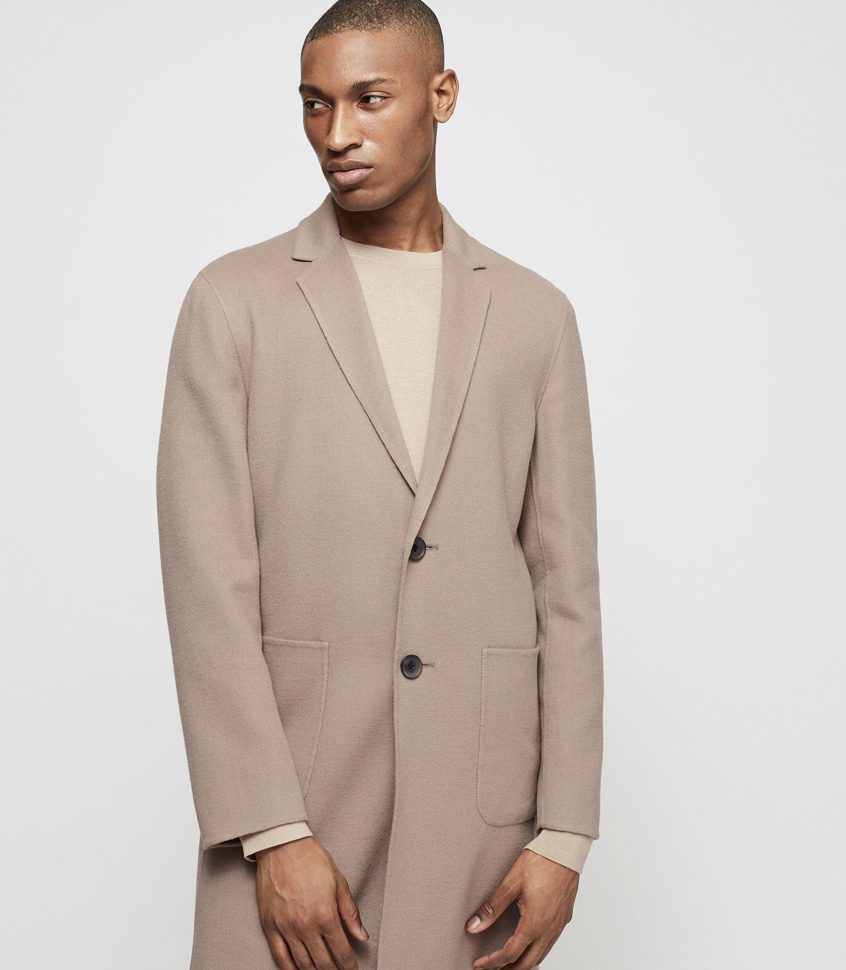 Reiss Samuel - Wool-blend Overcoat in Camel (Natural) for ...