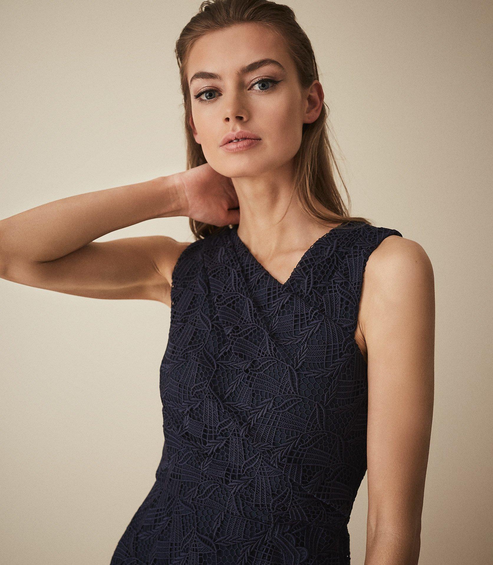 reiss rayna lace dress