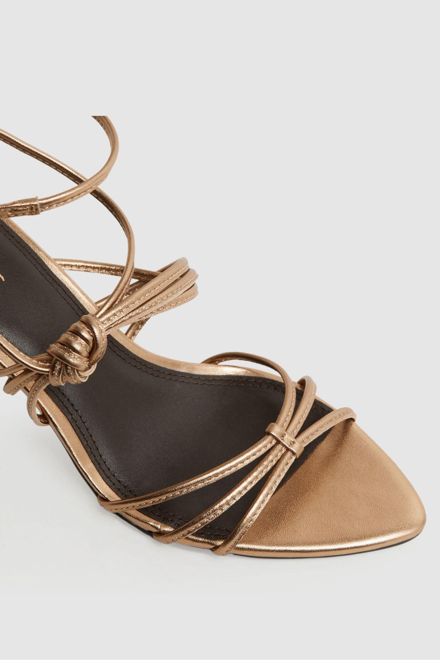 SCHUTZ New Bronze Sinuous Sandal | MELIE
