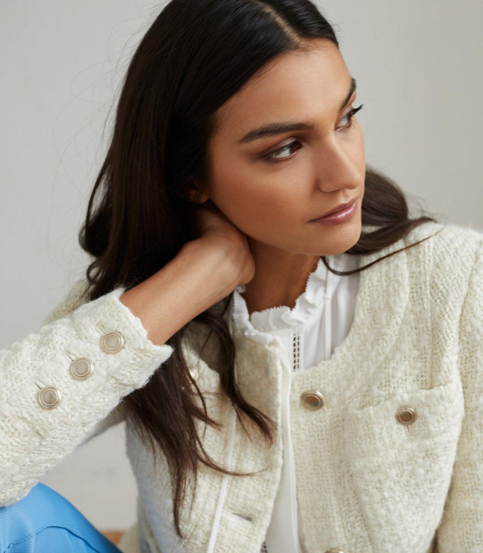 myer basque cardigan