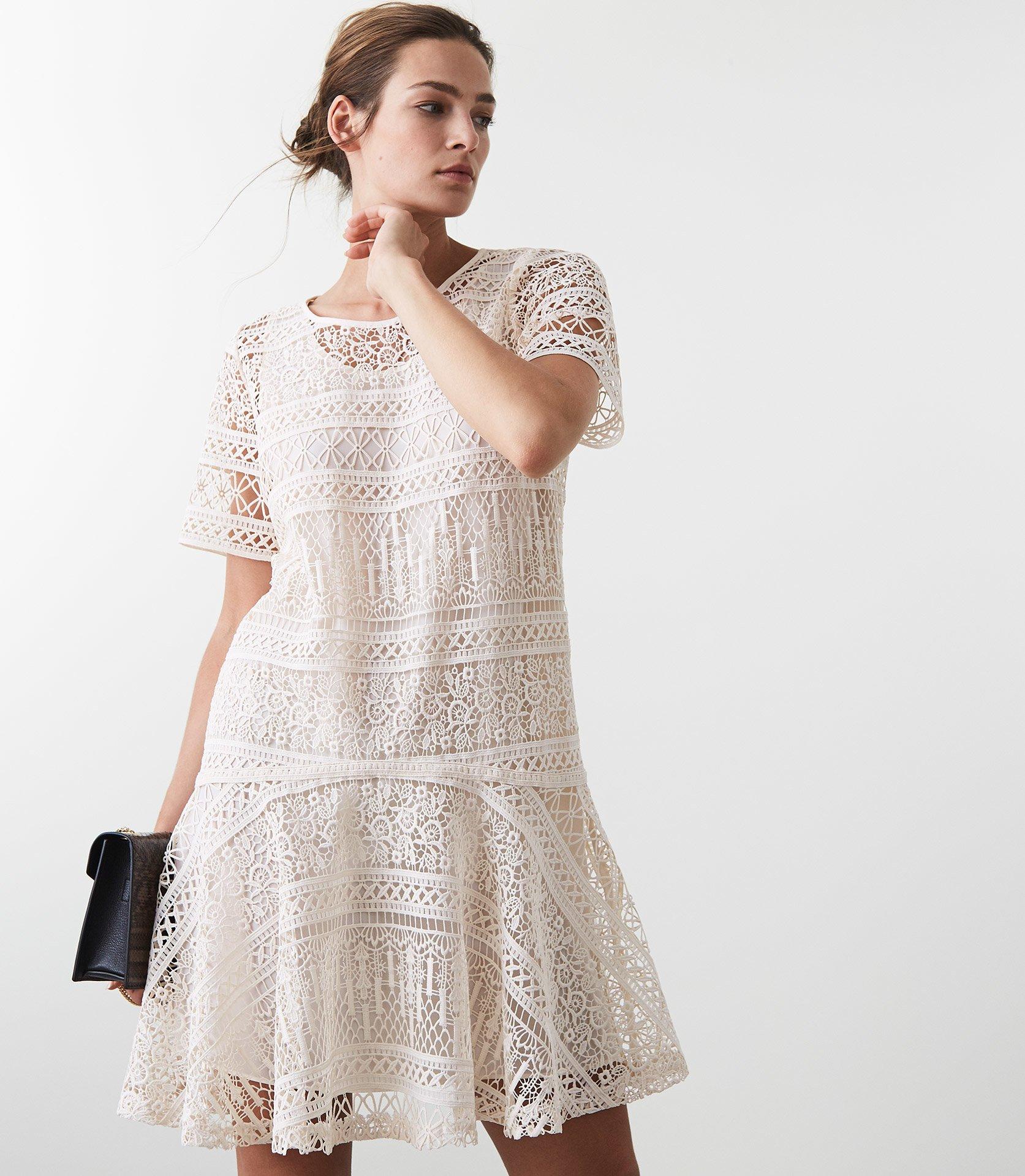 reiss linda lace dress