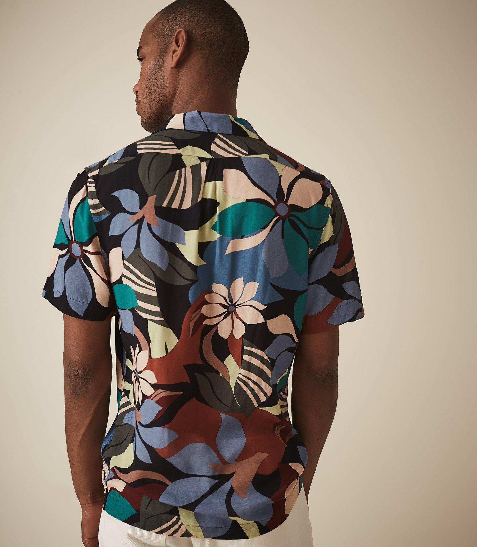 Reiss Zeek - Art Deco Floral Printed Shirt for Men | Lyst