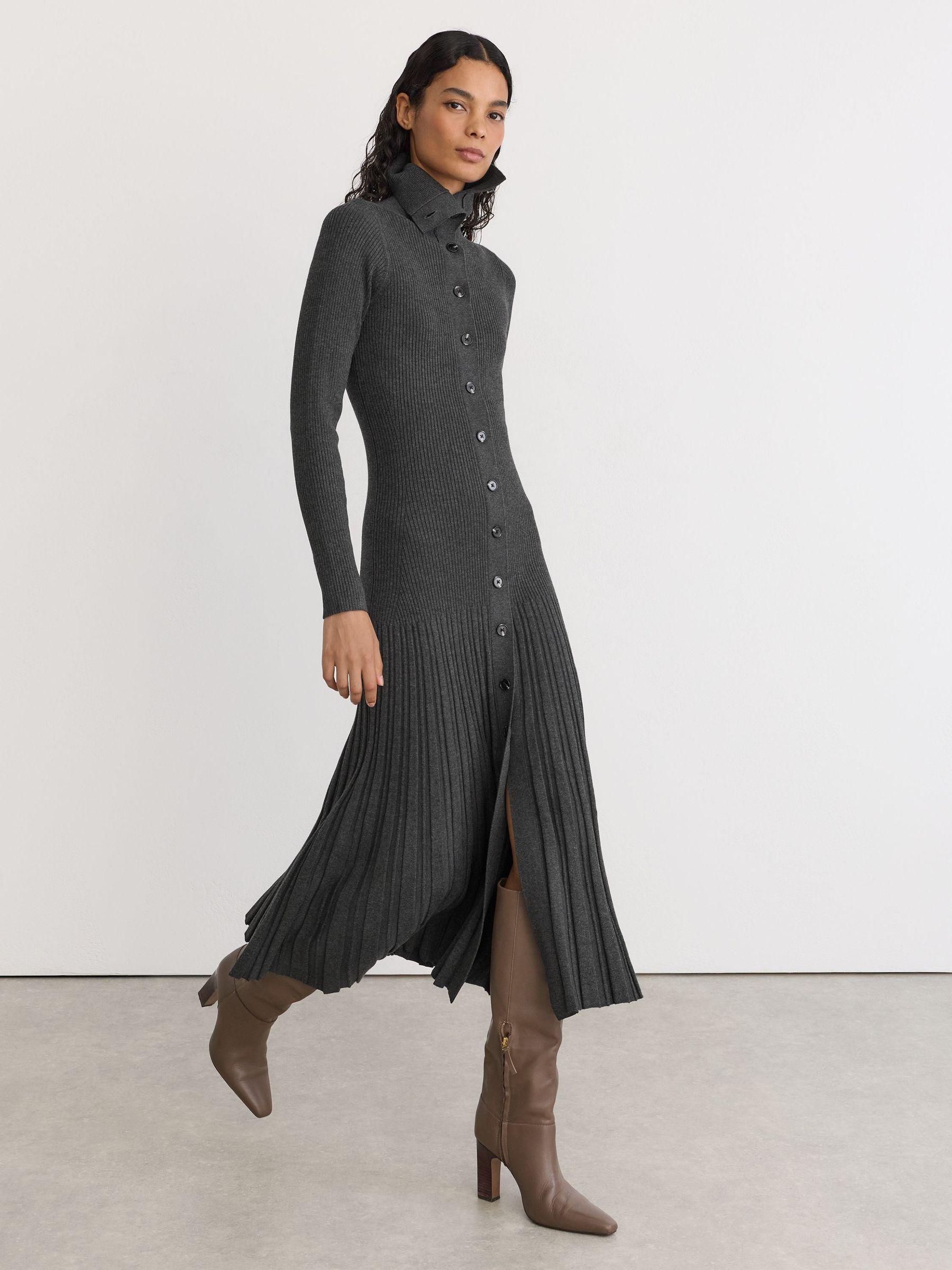reiss pinstripe pinafore dress grey Casual and day dresses for Women | Online Sale up to 64% off group-567