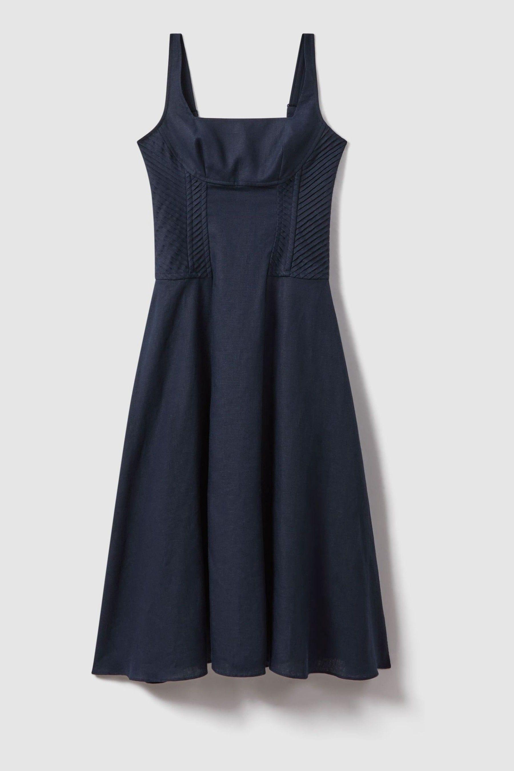 chinese dress ladies SANCIA LINEN CORSET MIDI DRESS main image 0
