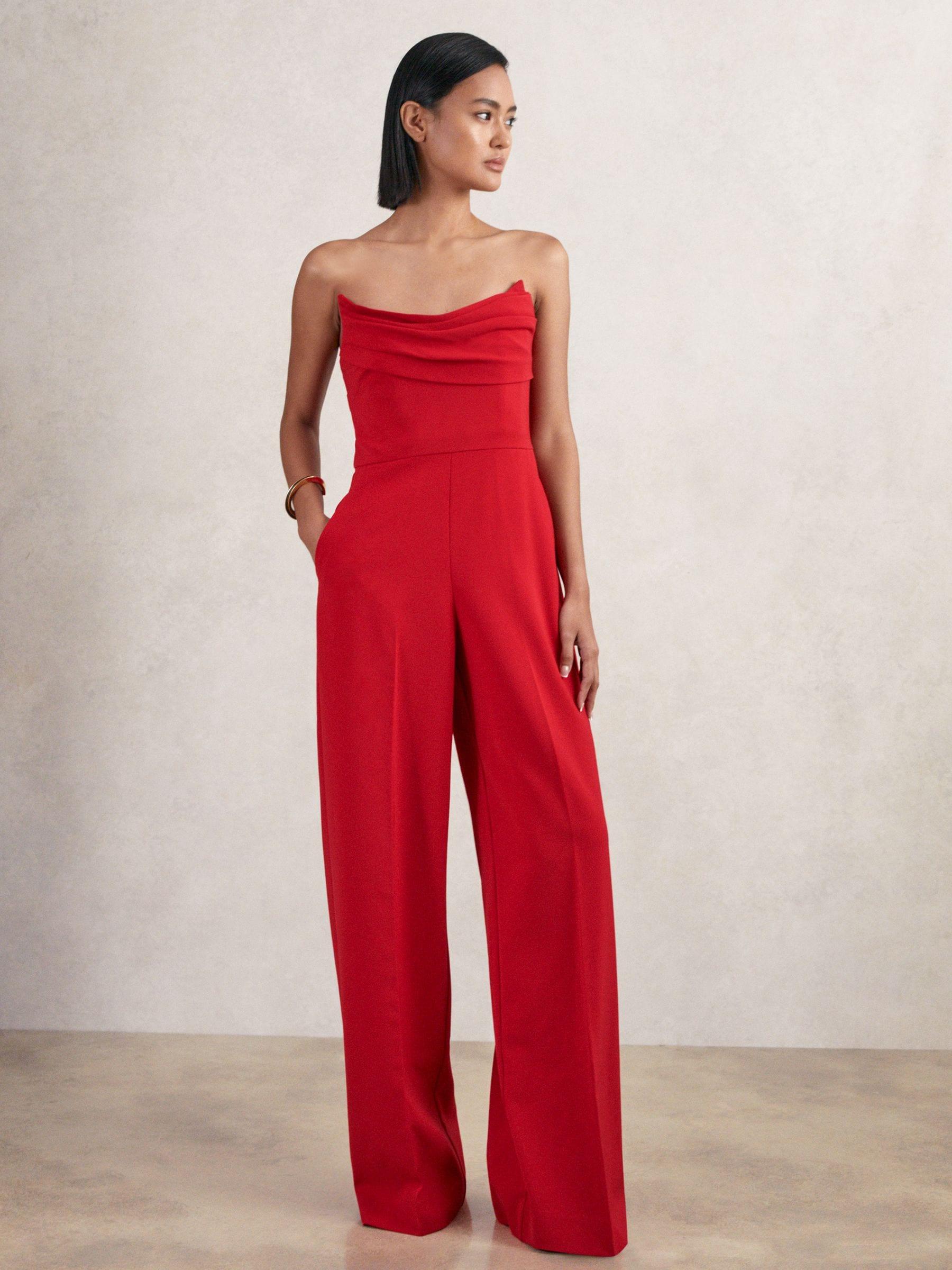 【海外限定】REISSジャンプスーツ☆Rosin Draped Jumpsuit, Cora REISS Rosin Draped Occasion Jumpsuit | Bloomingdale's