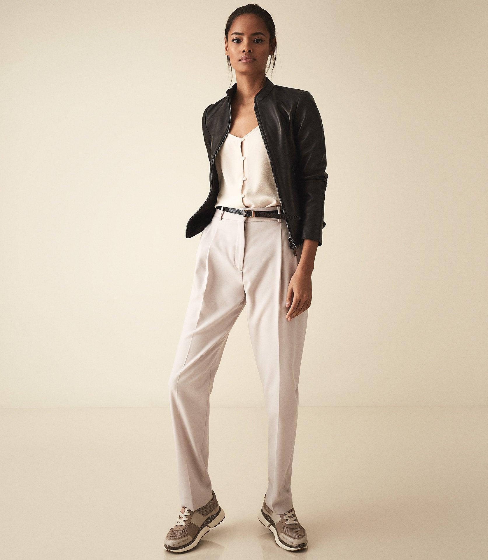 reiss aries leather jacket