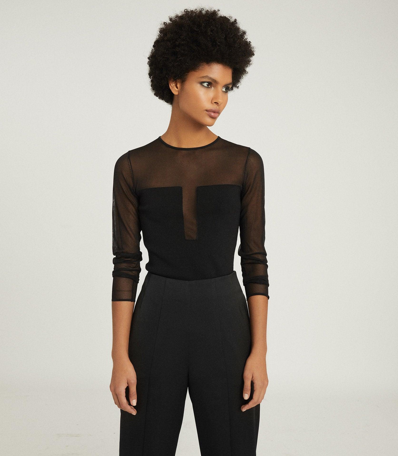 Reiss Synthetic Lily - Semi Sheer Slim 