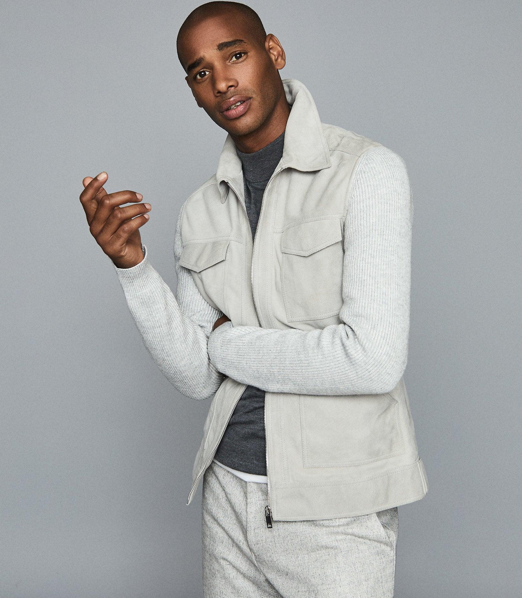 reiss grey jacket