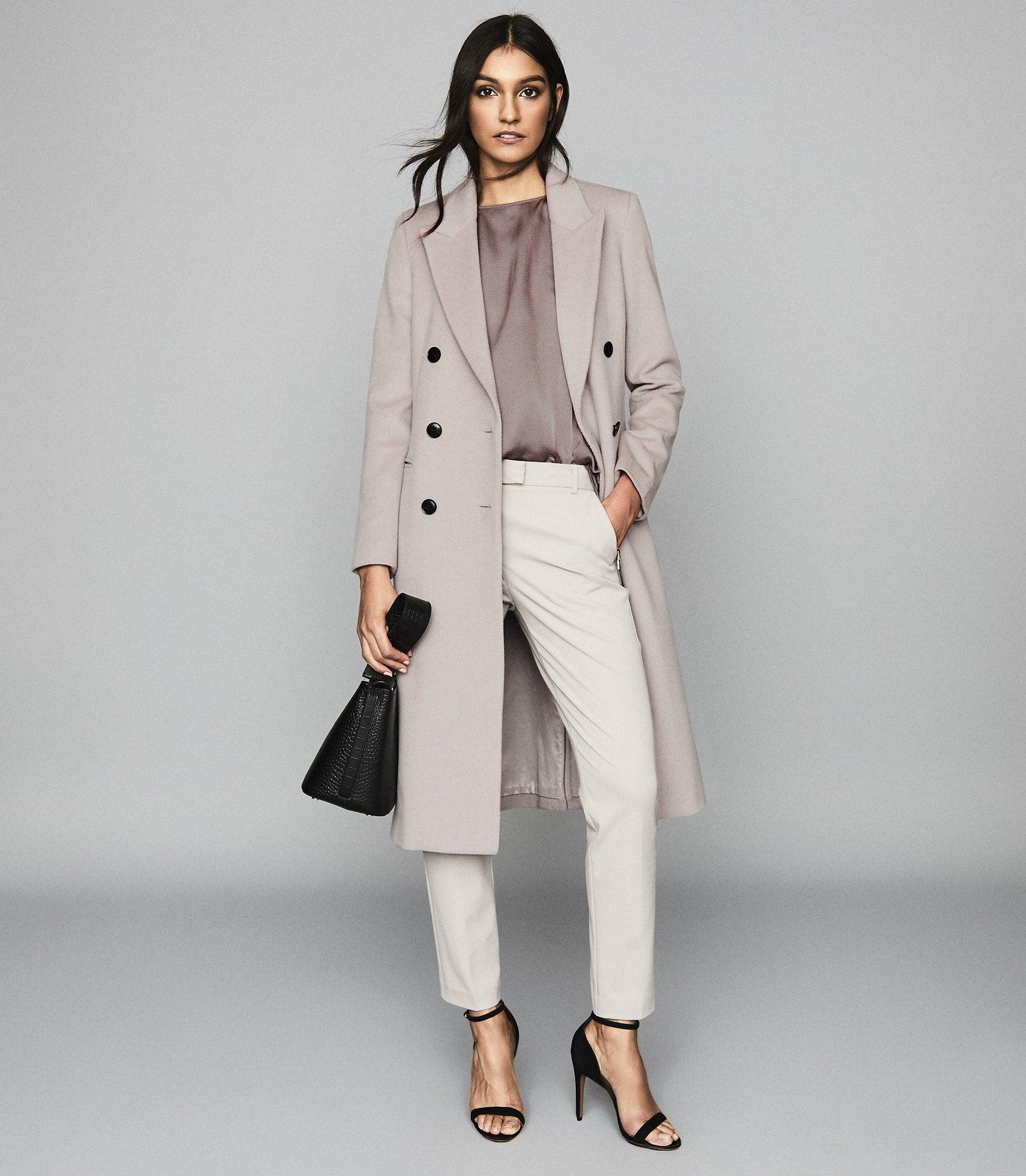 grey silver coat