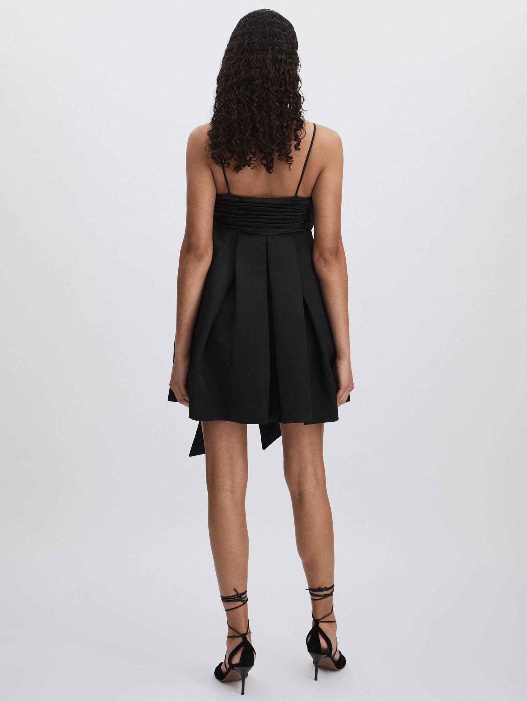 strapless open back dress Rent Asos Design Cami Pleated Tulle Maxi Dress In Rose Pink main image 0
