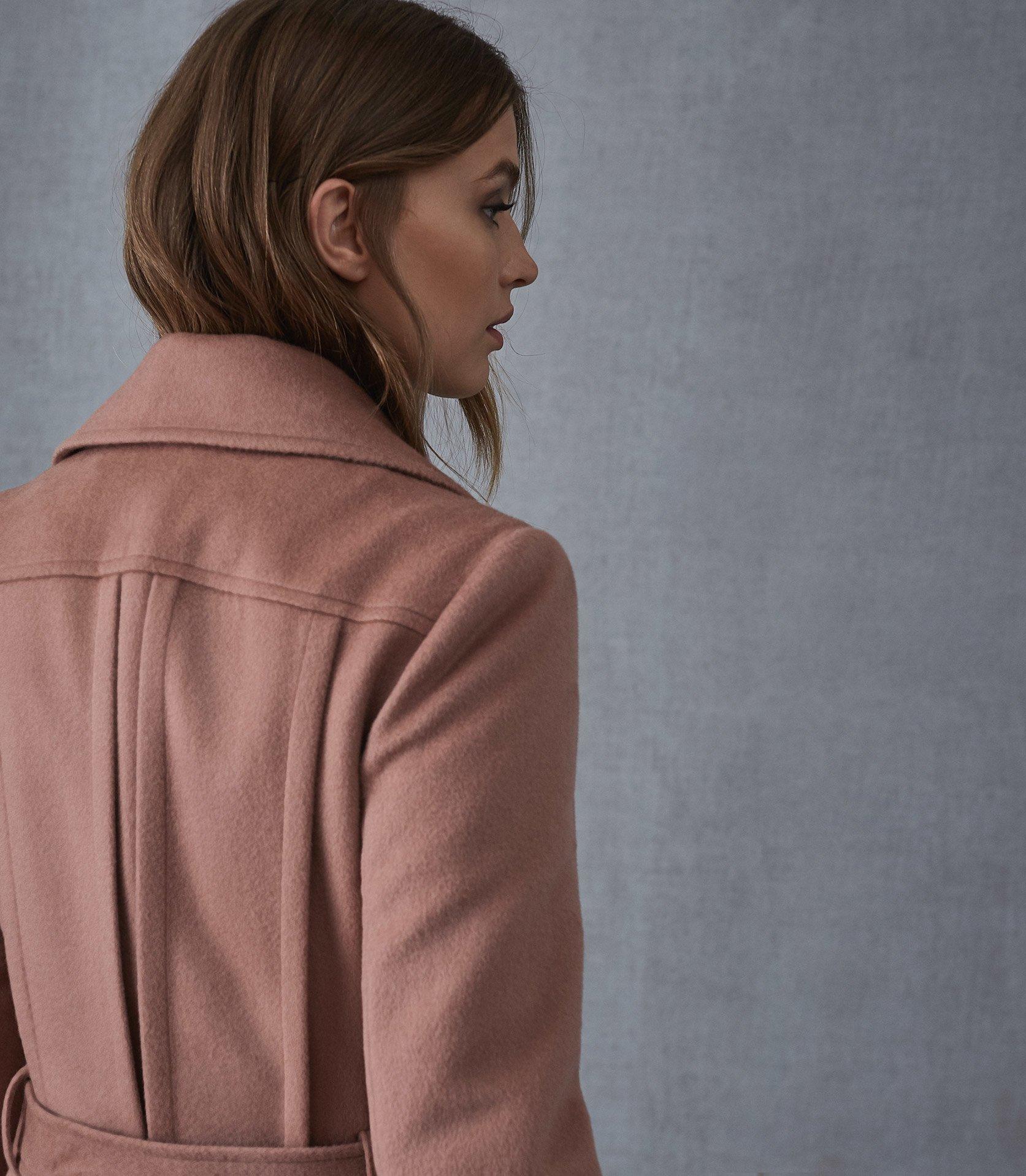 reiss faris coat mocha