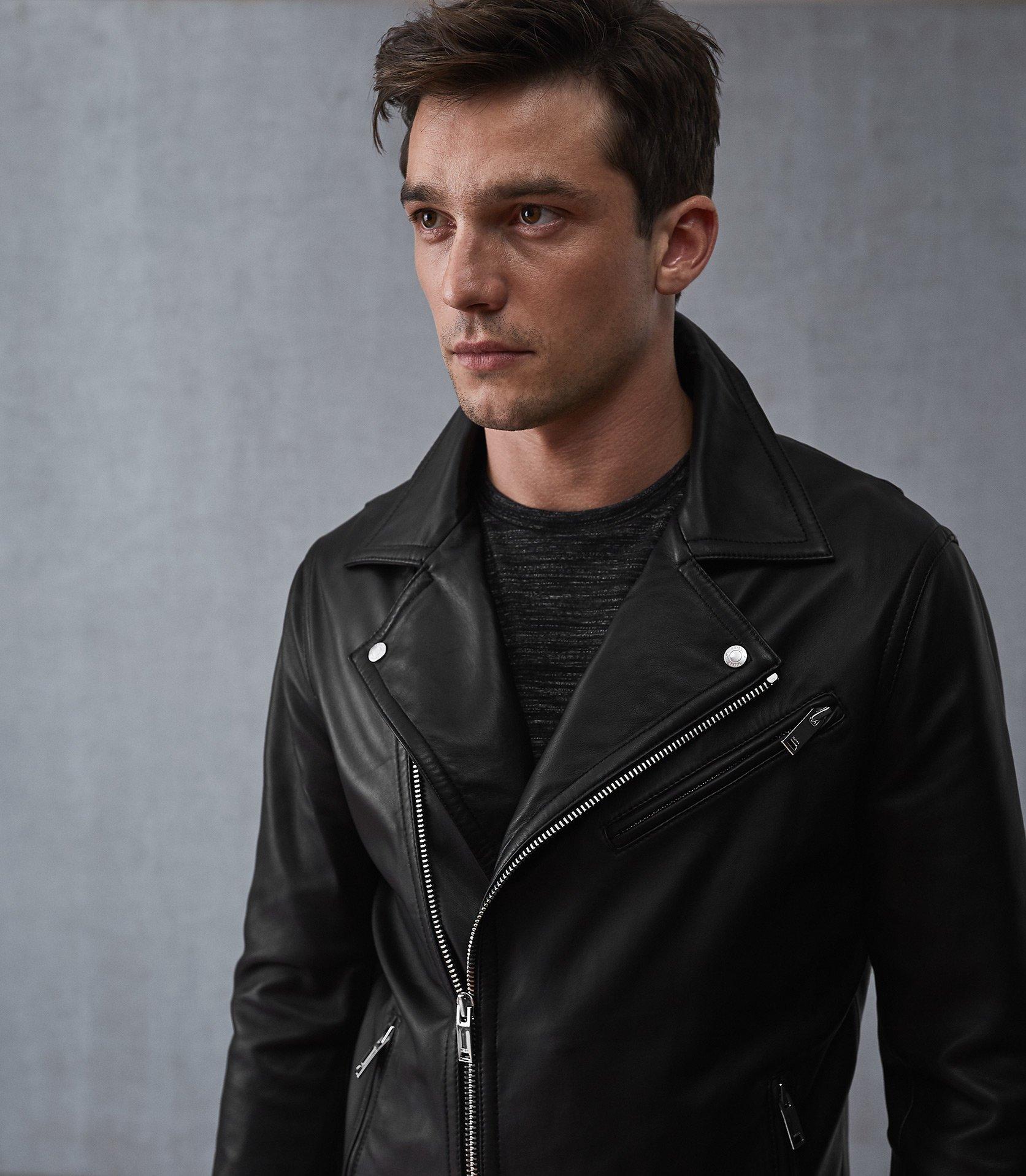 reiss biker jacket