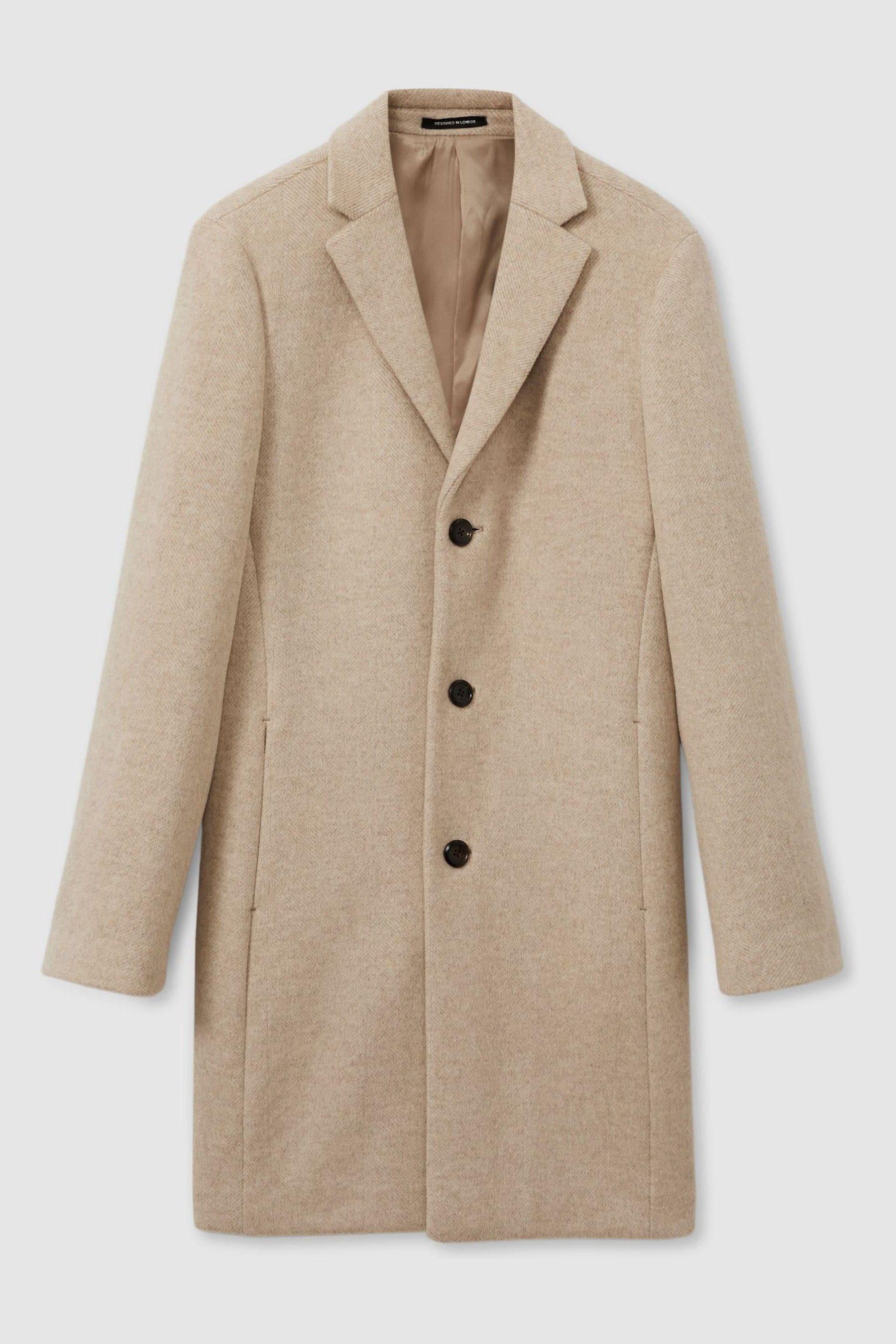 Oatmeal overcoat mens sale
