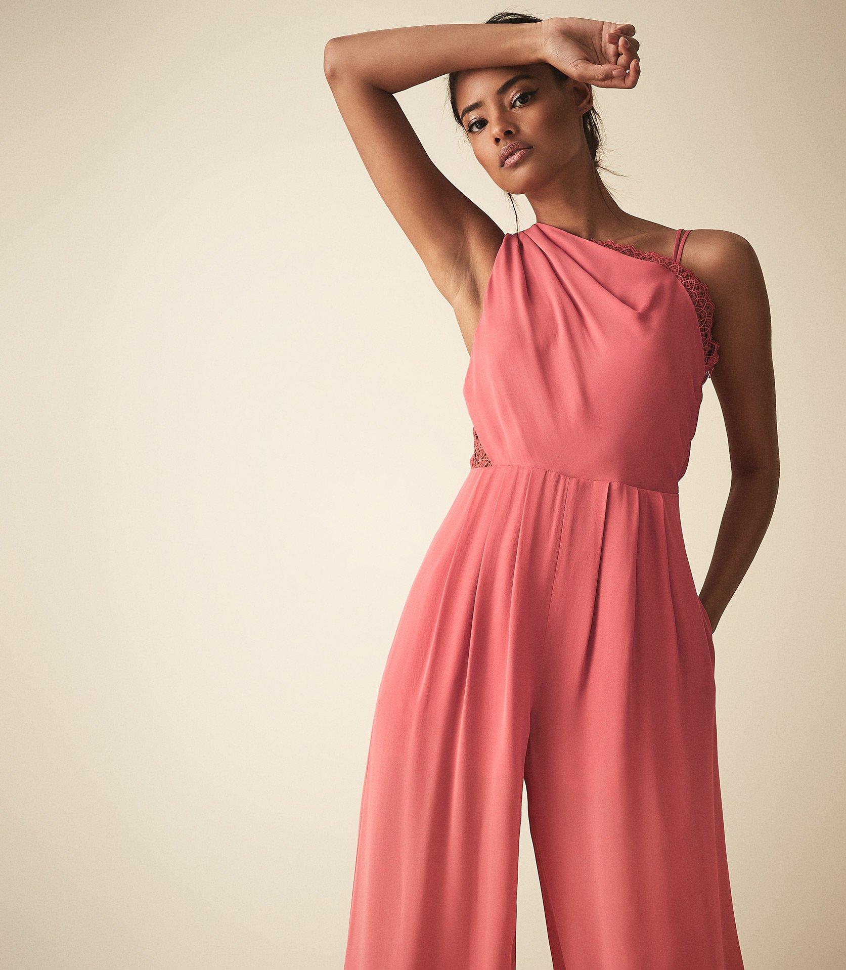 reiss coral jumpsuit