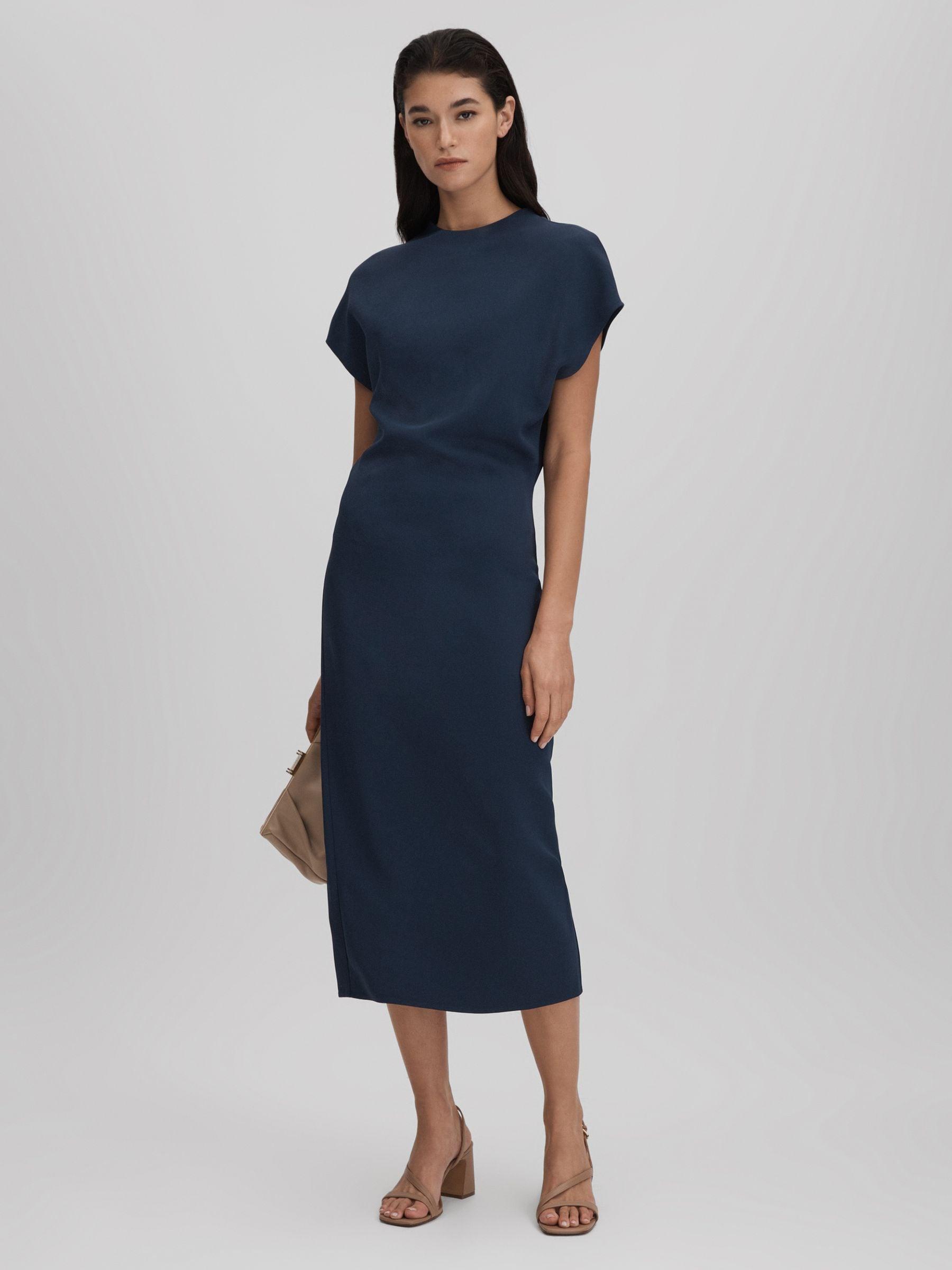 【海外限定】REISSドレス☆Joy Embroidered Midi Dress, Navy REISS Wave Craft Midi Dress | Bloomingdale's
