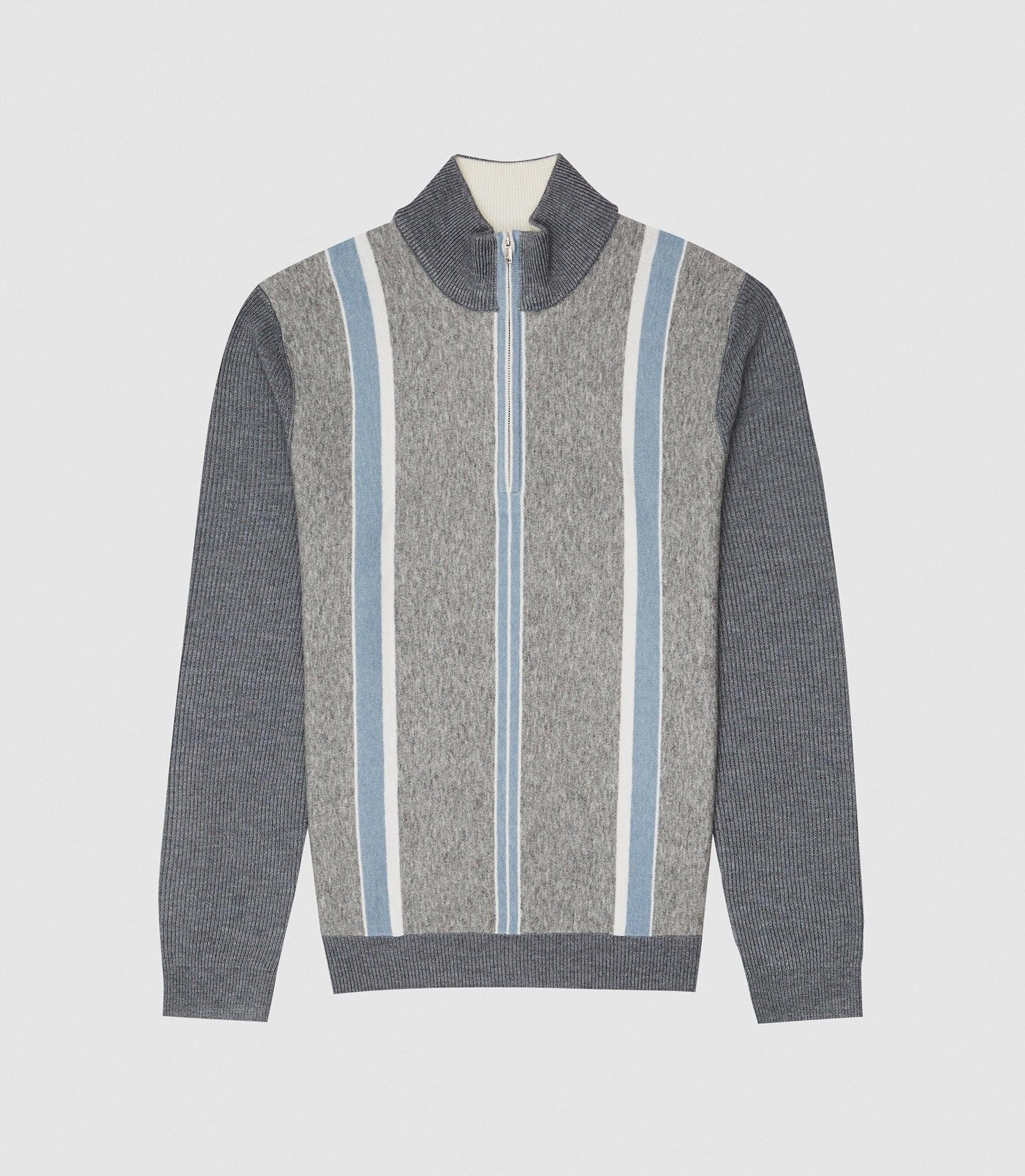 reiss zip neck jumper