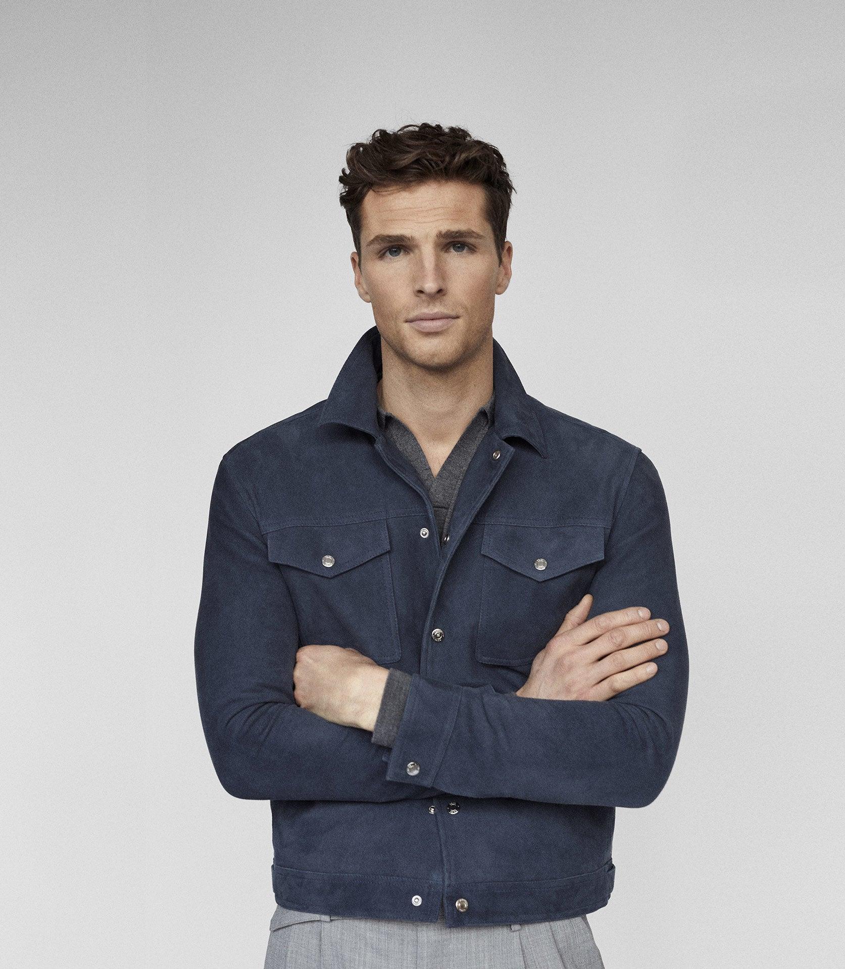 reiss trucker jacket