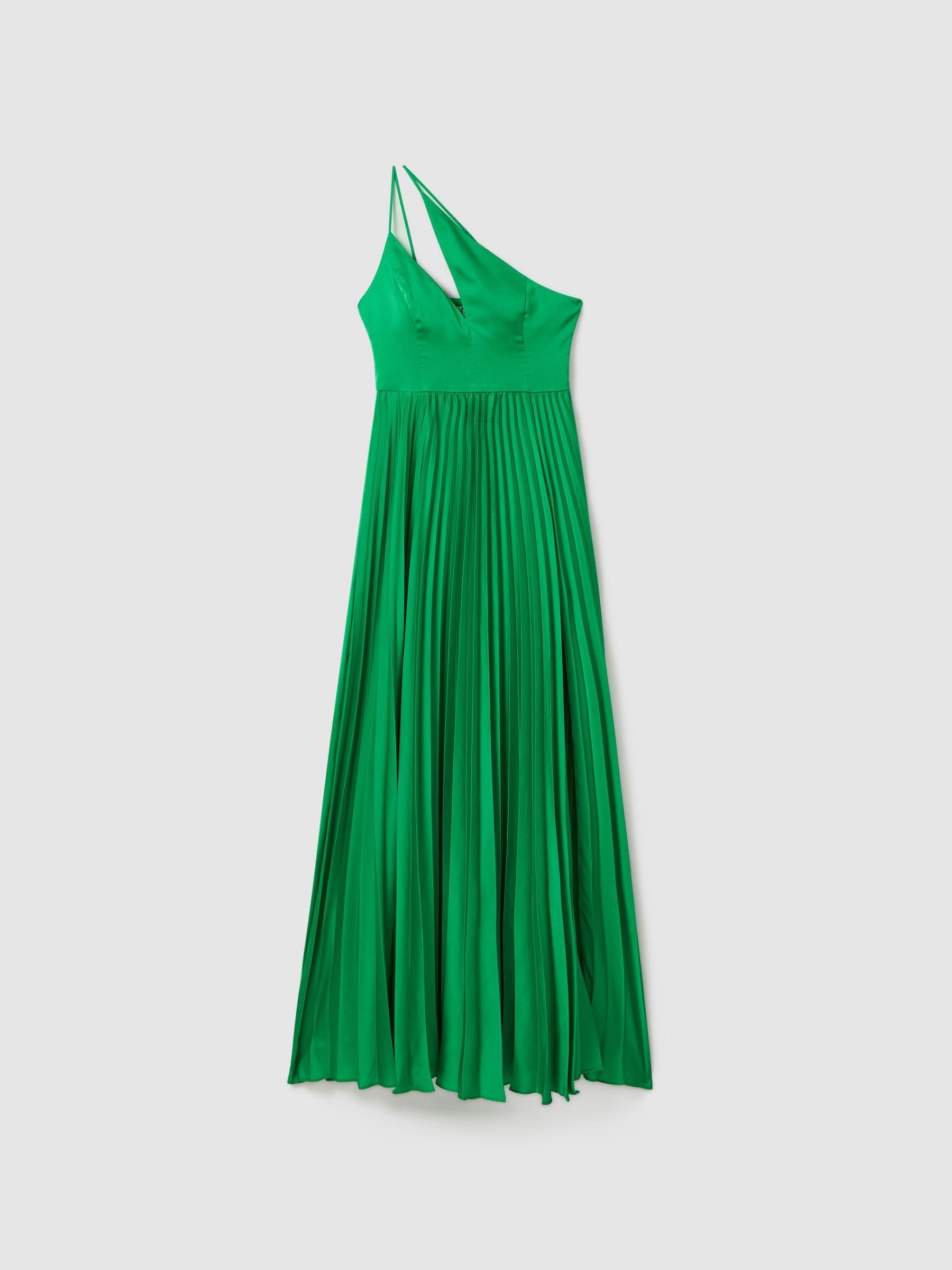 AMUR One Shoulder Satin Maxi Dress in Green | Lyst AMUR One Shoulder Satin Maxi Dress in Green | Lyst